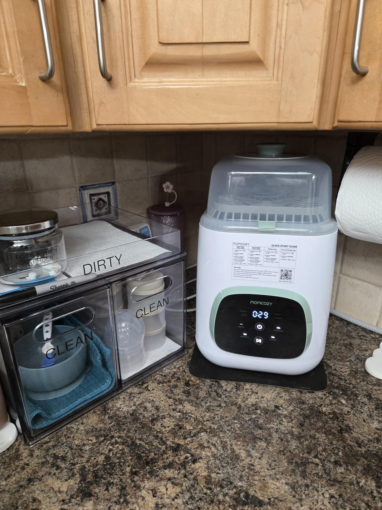 Momcozy KleanPal Pro All-in-One Bottle Washer, Sterilizer & Dryer customer photo 1
