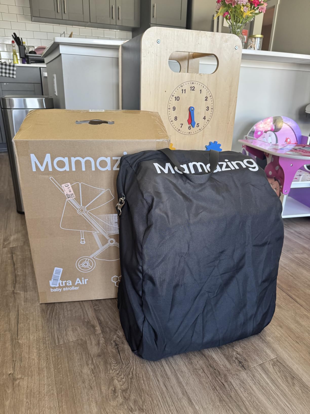 Mamazing Ultra Air Lightweight Baby Travel Stroller with Carbon Fiber Frame | Compact & Airplane-Friendly, One-Handed Fold, 11.6 lbs, UPF50+ Canopy, Under-Seat Basket customer photo 1