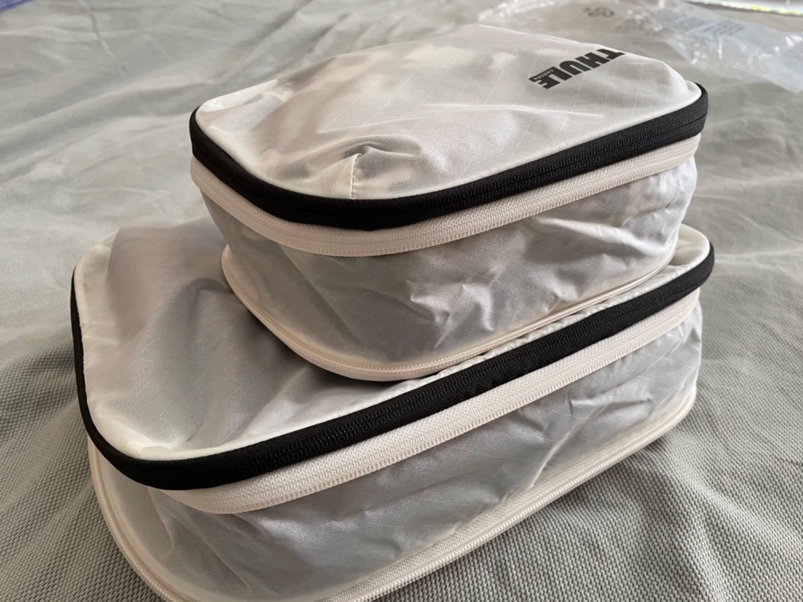 Thule Compression Cube Set, Pond Gray | Premium Compression Packing Cubes for Travel customer photo 1