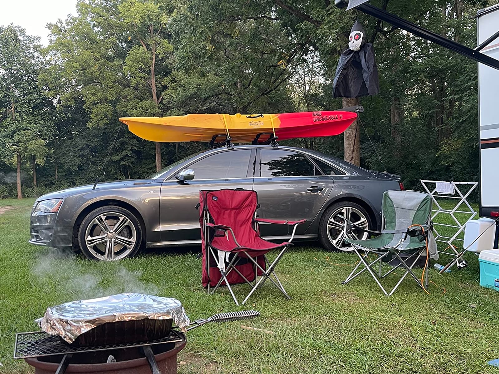 BKC Brooklyn 11.5 Pro Sit-on-Top Single Fishing Kayak, 550 lb | 550 lb capacity, stable pro hull, rudder steering, adjustable seat, dry hatches, rod holders, for lakes and rivers customer photo 1