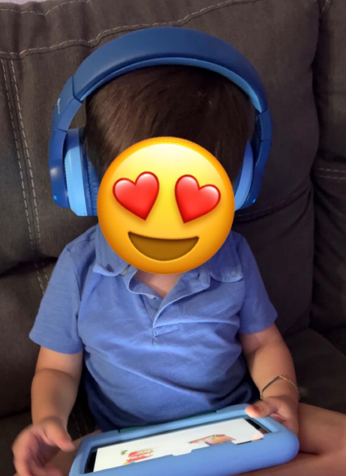 iClever BTH20 Active Noise Cancelling Headphones for Kids Toddler Travel | SafeSound Tech3.1, 60H Play Time, USB C AUX Cable, Award-Winning Kids Bluetooth Wireless Headphones for Boys/Girls/Autism customer photo 2
