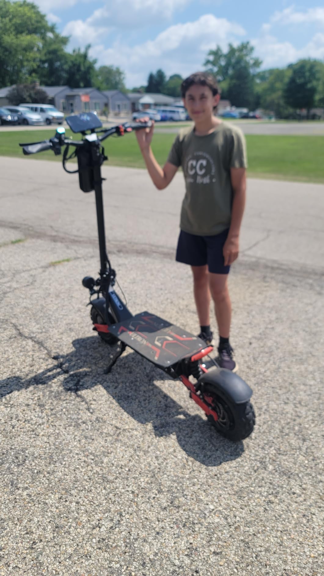 Electric Scooter with Seat for Adults, 60V 6000W Electric Scooters Adult 52mph with 1440WH Battery, Up to 50Miles Long Range, Dual Motor 11