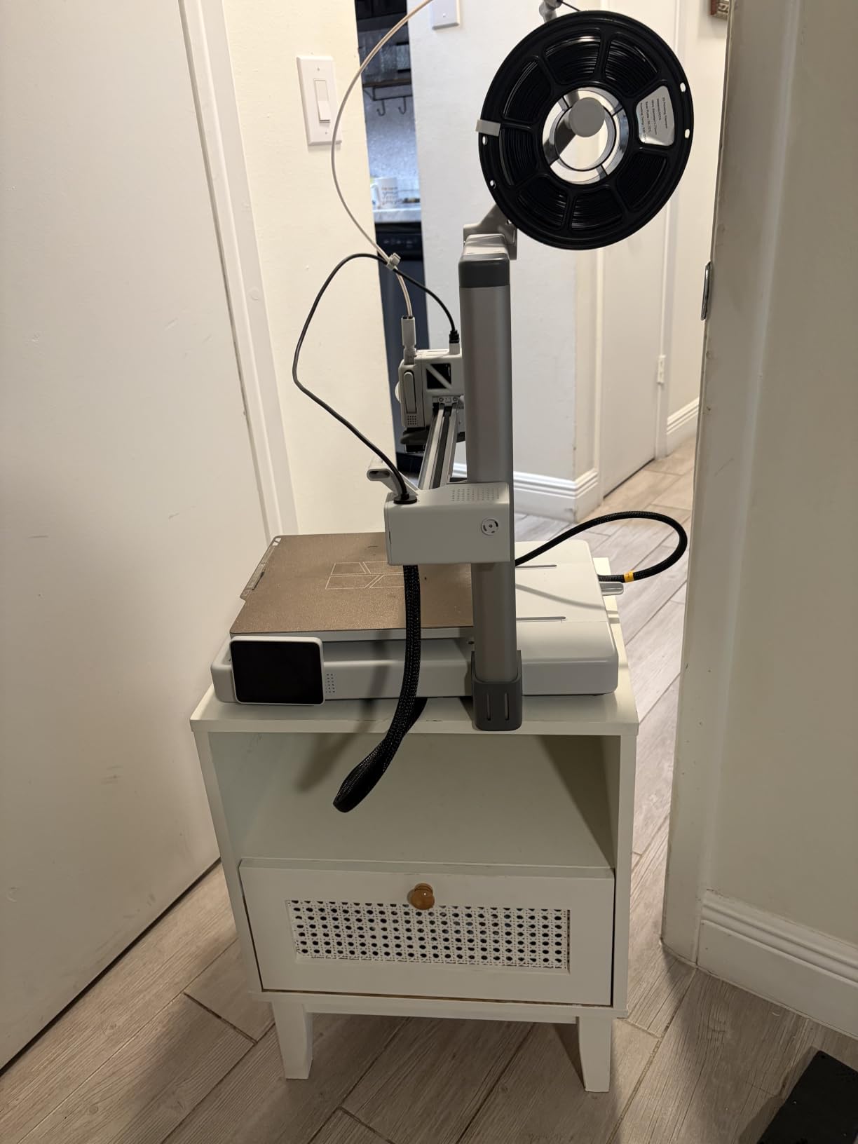 Bambu Lab A1 3D Printer, Ready-to-Use FDM 3D Printer for Beginners and Kids | Beginner-Friendly Ecosystem with MakerWorld Model Library, Full-Auto Calibration & Active Flow Rate Compensation, ≤48 dB Quiet customer photo 1