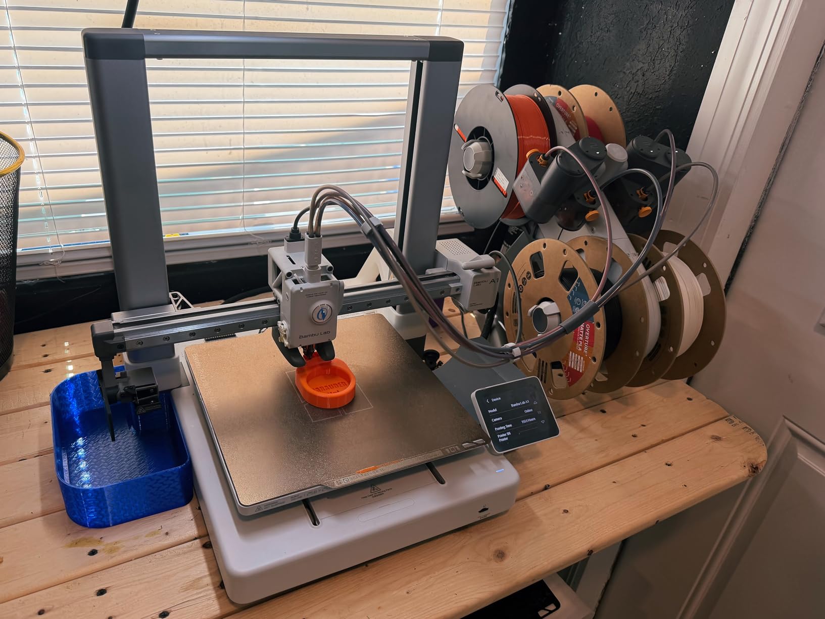 Bambu Lab A1 3D Printer, Ready-to-Use FDM 3D Printer for Beginners and Kids | Beginner-Friendly Ecosystem with MakerWorld Model Library, Full-Auto Calibration & Active Flow Rate Compensation, ≤48 dB Quiet customer photo 2