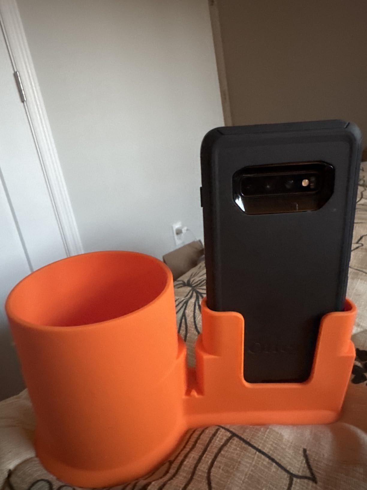 iKristin Paddle Board Cup Holder Stand Up 2-in-1 Paddleboard Cup Holder | Silicone Prevent Cracking from Sun Exposure for Types of Cup Bottle Drink & Phone customer photo 1
