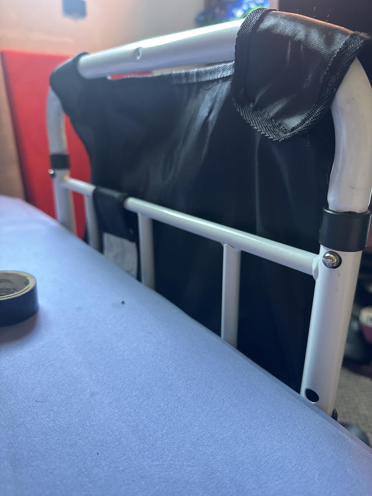 KingPavonini Bed Rails for Elderly Adults Safety - Adjustable Bed Cane with Non-Slip Ergonomic Handle and Storage Pocket, Bed Railings for Seniors Hold up to 350 Lbs, Tool-Free Installation customer photo 1