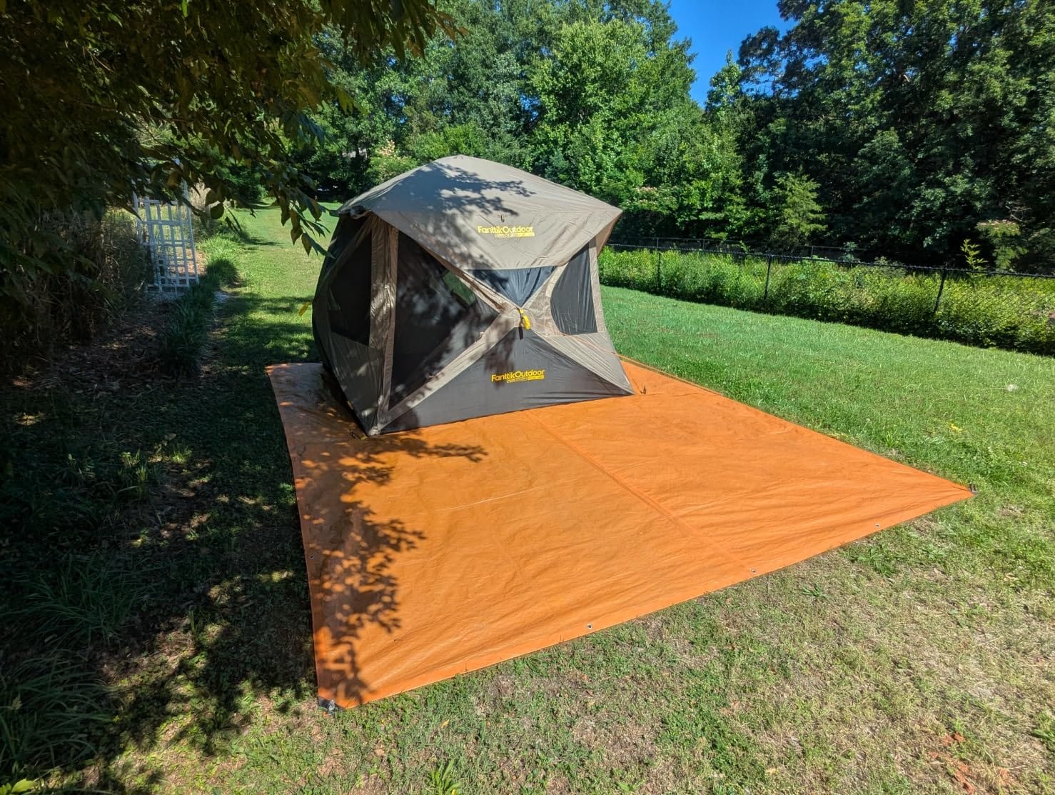 FanttikOutdoor Alpha C4 Ultra Camping Tent 4 Person Pop Up Instant Cabin Setup in 60 Seconds Portable Hub Tent with Rainfly & Windproof for Outdoor Camping & Overlanding customer photo 2