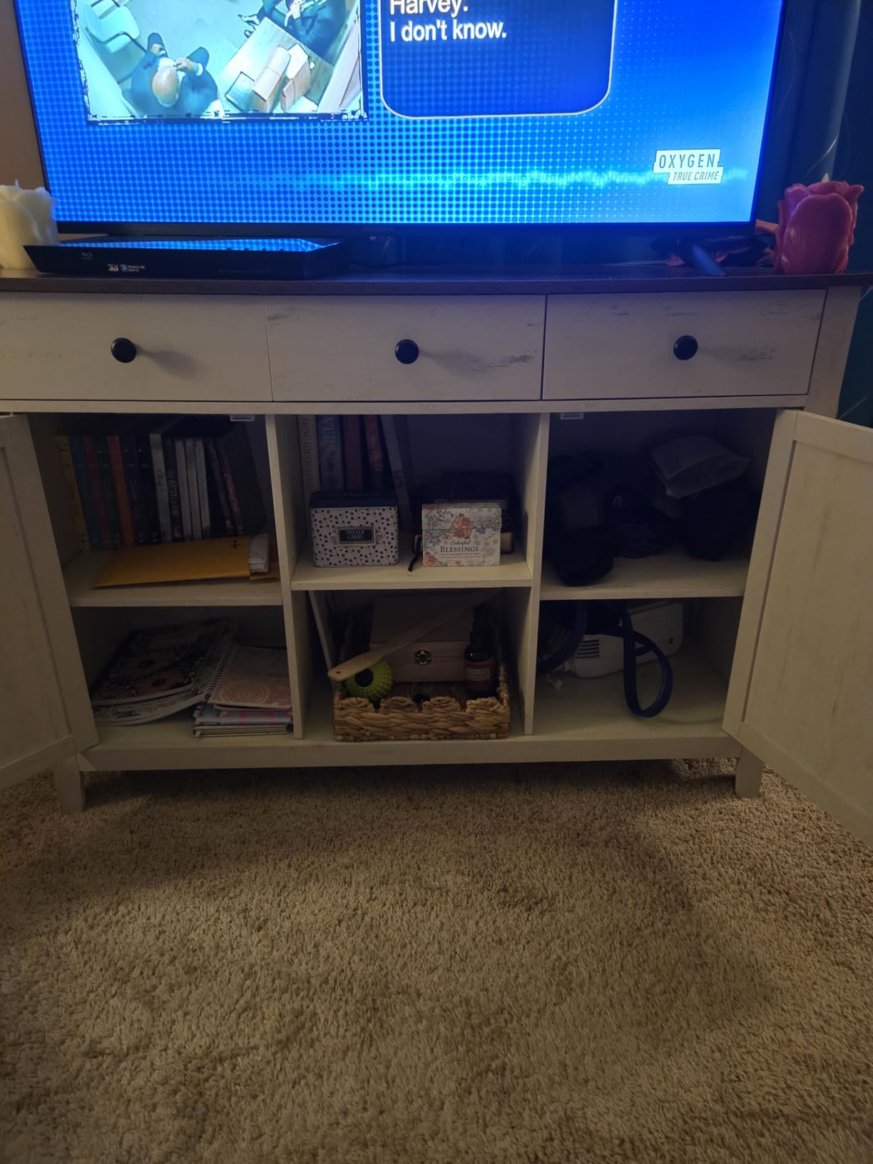 VASAGLE Buffet Cabinet, Coffee Bar, Adjustable Shelf customer photo 1
