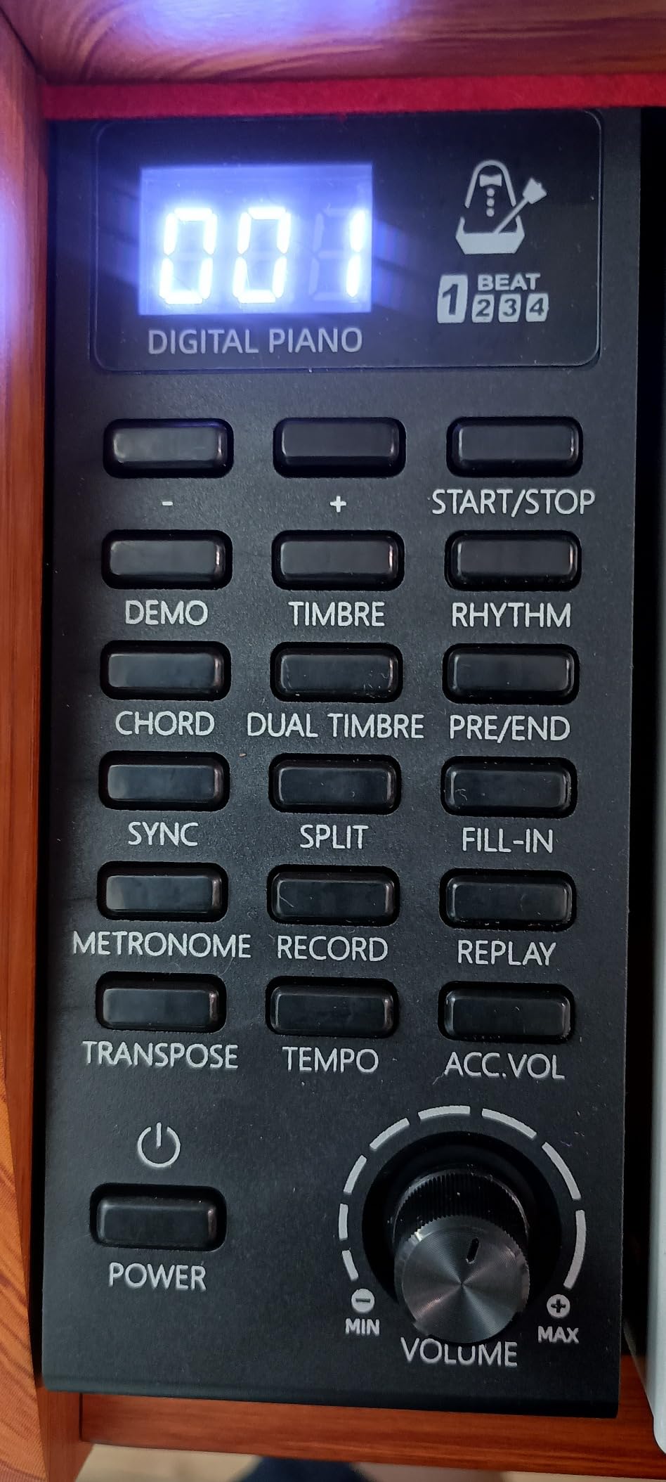 UISCOM Digital Piano Keyboard for Beginners, Full Size 88 Key Semi-Weighted Keyboard Electric Piano with Stand, Power Adapter, Sheet Music Stand, Pedal, Headphone, USB-MIDI Compatibility, Wood Black customer photo 2