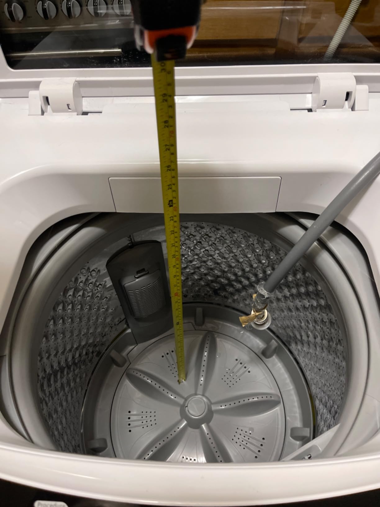 BLACK+DECKER 4.5 Cu. Ft. Front Load Washer, 120V, BFLW45M, White | Full Size Washing Machine with 12 Cycles, ENERGY STAR certified Washer Machine, Hot & Cold Inlet Hoses, LED Display customer photo 1