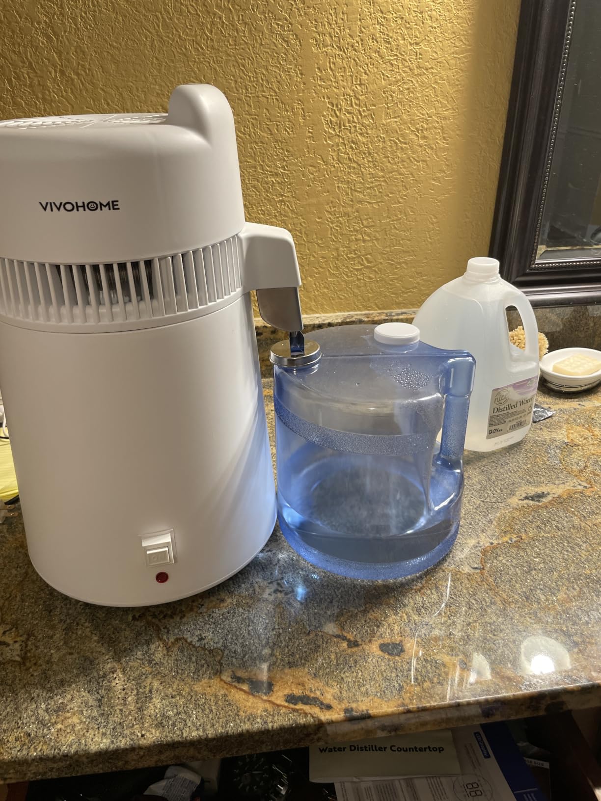 VIVOHOME 1.6 Gallon/6L 900W Water Distiller Countertop with Smart Switch Purifier Filter for Home Office customer photo 2