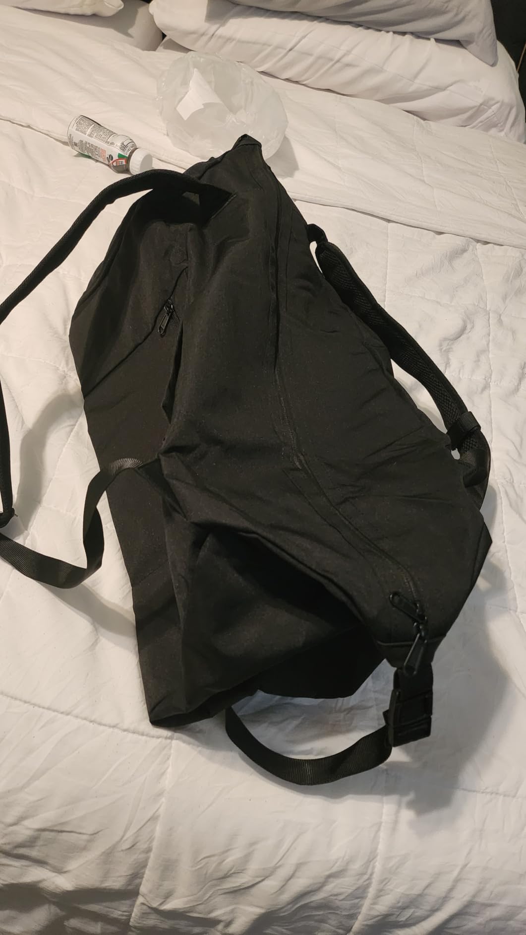 Gym Bag for Men with Shoes Compartment and Wet Pocket Convertible Duffle Bag and Gym Backpack Waterproof Sports Bags for Men with 2 Bottle Holders Multipurpose Weekender Overnight Bag - Black customer photo 2