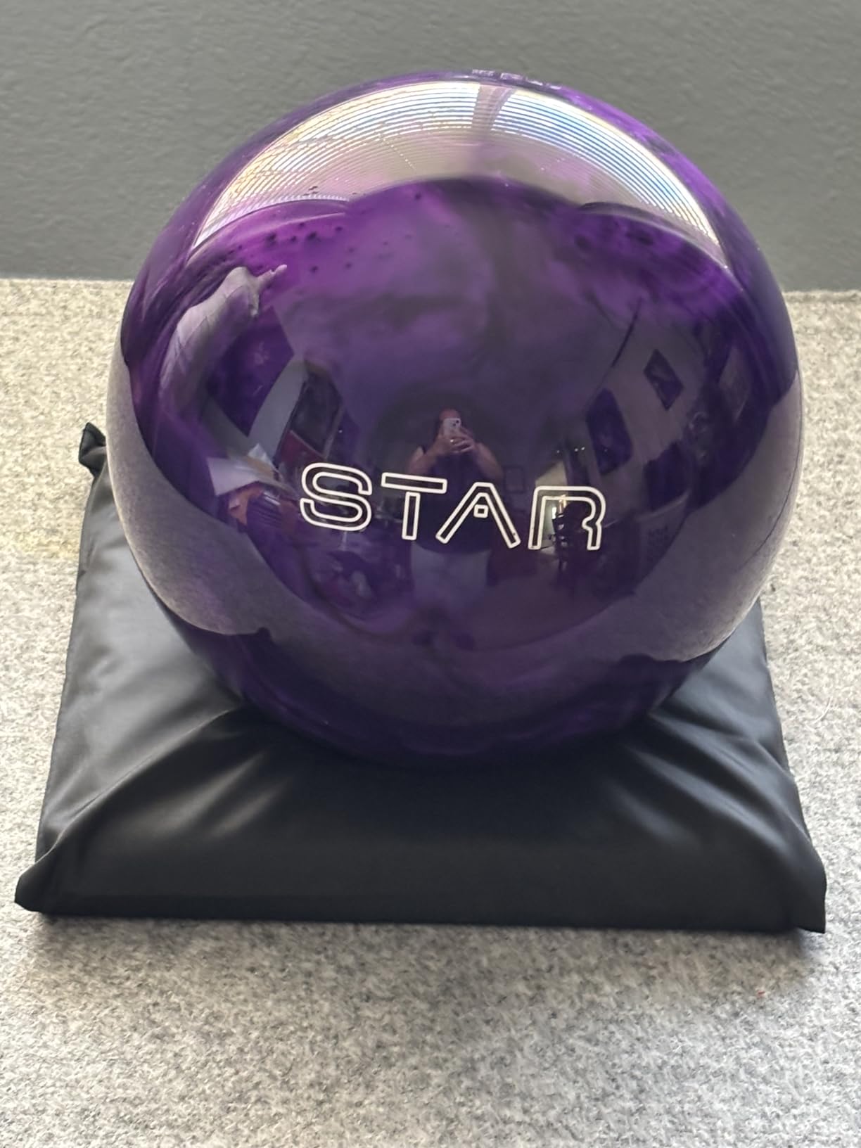 ELITE Star Polyester Bowling Ball - Customizable with Basic Drilling & Engraving Options - Great for Spare Shooting, League, Straight Bowlers - Beginner Entry Level customer photo 1
