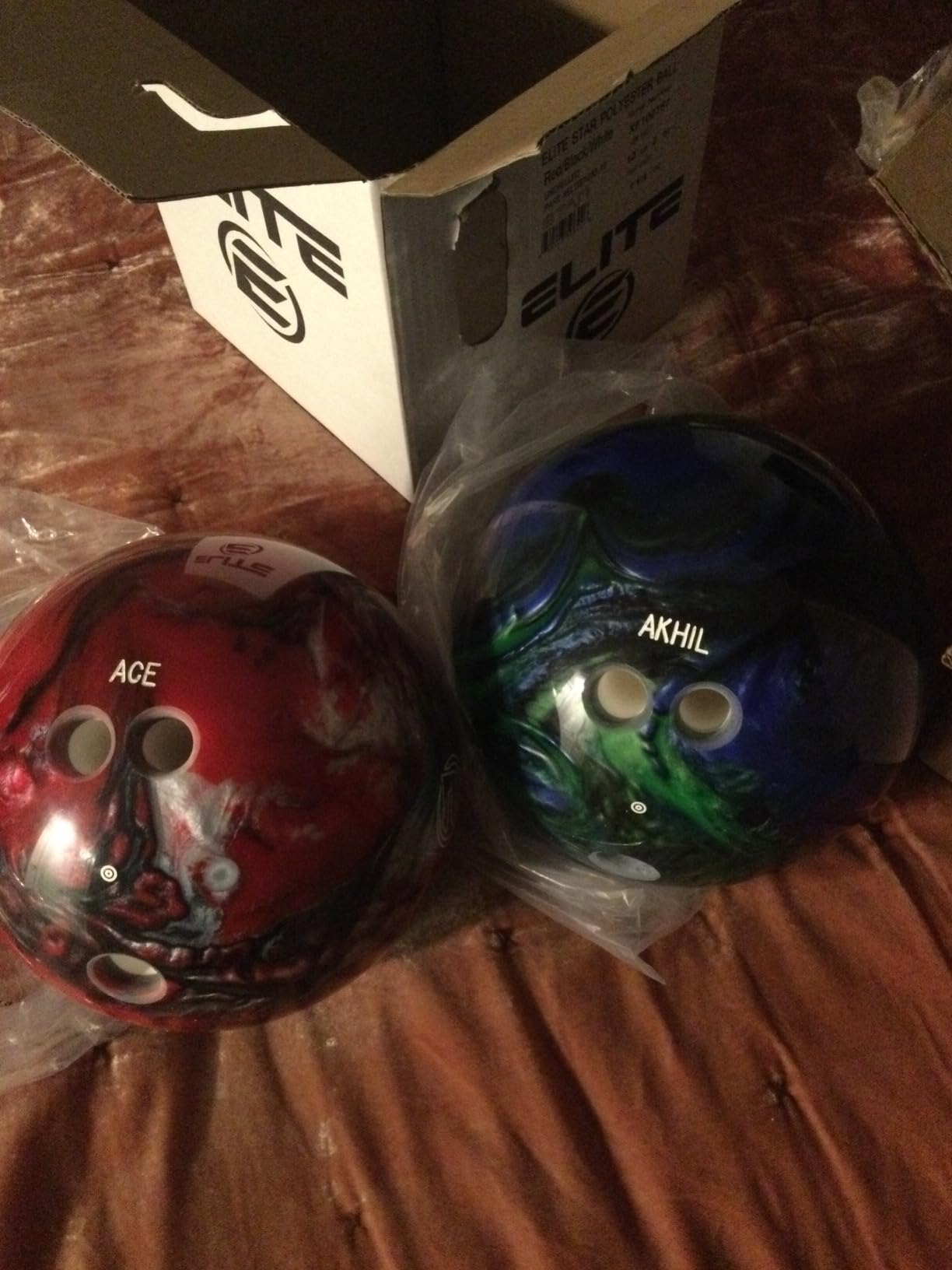 ELITE Star Polyester Bowling Ball - Customizable with Basic Drilling & Engraving Options - Great for Spare Shooting, League, Straight Bowlers - Beginner Entry Level customer photo 2