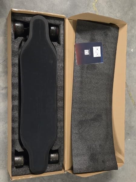 Electric Skateboard - Full-Screen LED Deck & Swappable Battery | 4 modes from 13mph to 28mph, 25 Miles Max Range, 105*65mm PU Wheels, Swap Batteries in Seconds, 1200W Motors, 330lb Max Load customer photo 1