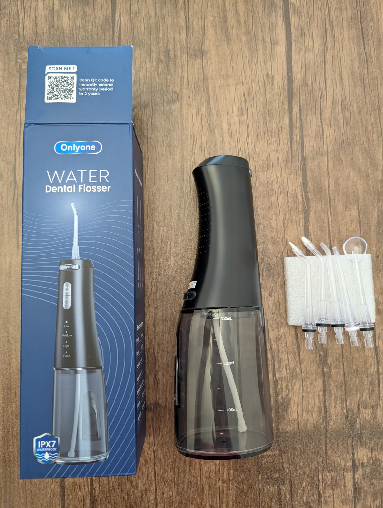 Onlyone Rechargeable Cordless Water Flosser with Adjustable Water Pressure for Daily Oral Care customer photo 1