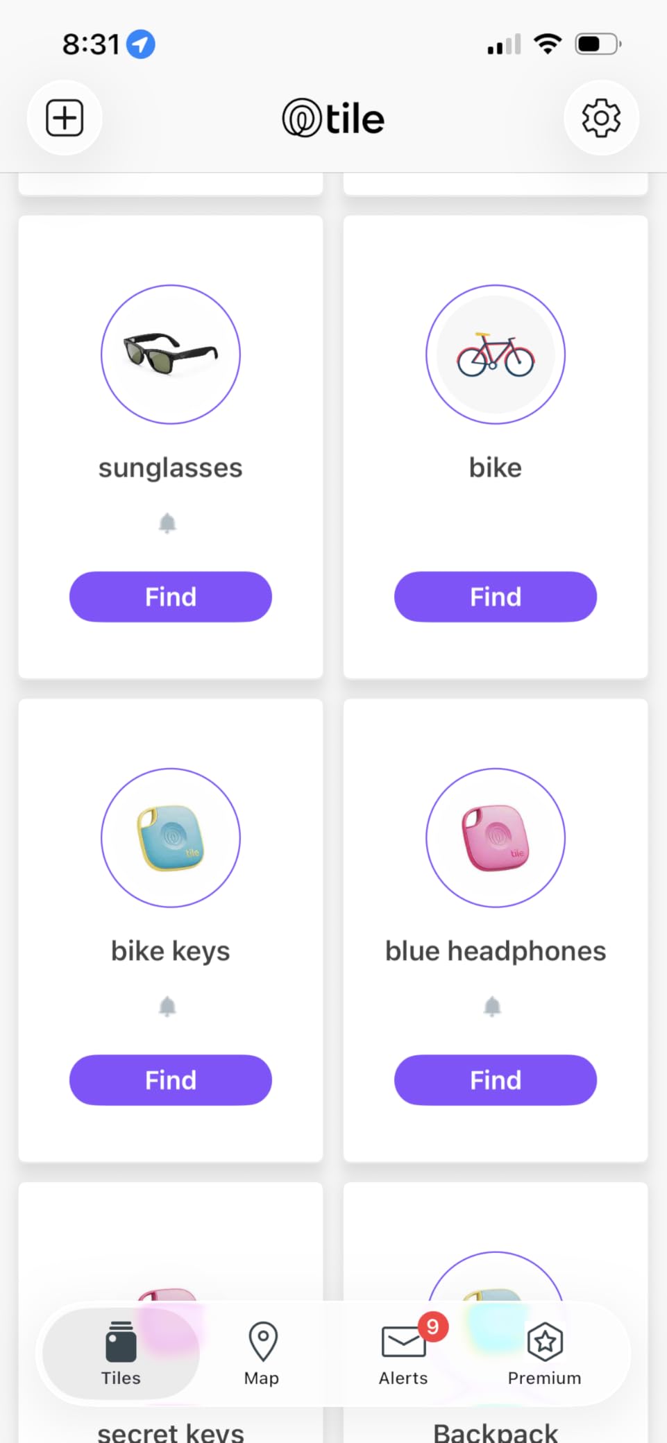 Life360 Tile - Bluetooth Tracker, Keys Finder and Item Locator for Keys, Bags and More. Phone Finder. Both iOS and Android Compatible. 4-Pack (Black) customer photo 2