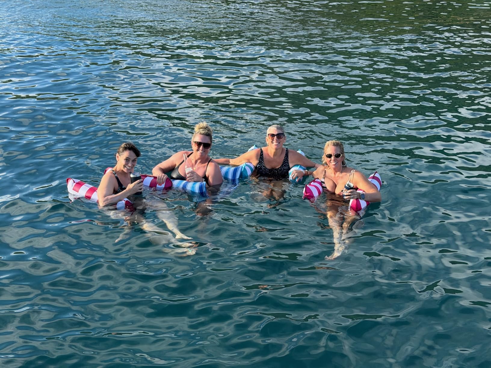 Aqua 4-in-1 Monterey Hammock Pool Float & Water Hammocks - 2-3-4 Multipacks - Multiple Colors/Styles - for Adults and Kids Floating customer photo 2