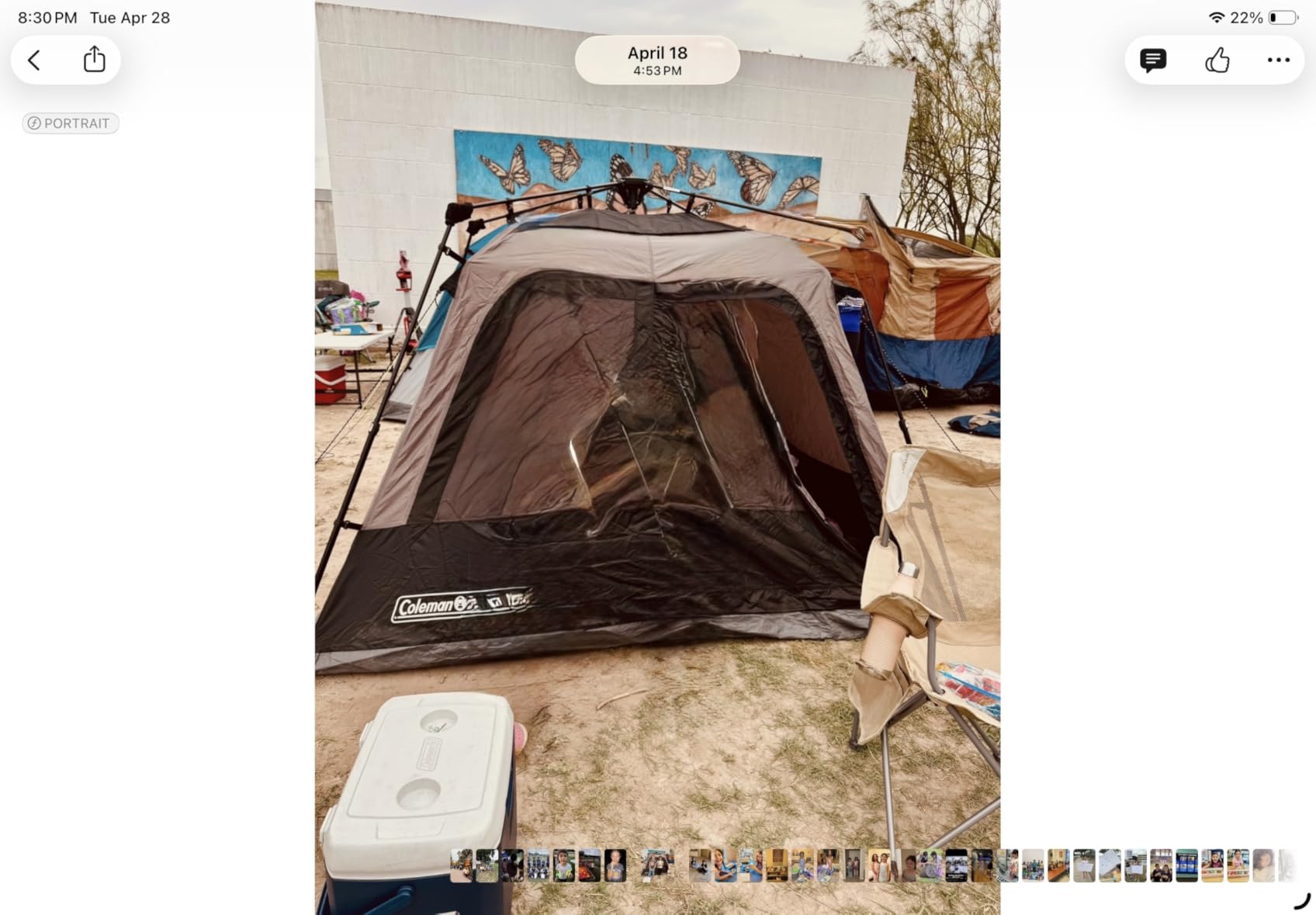 Coleman 4/6/8/10 Person Instant Camping Tent with 1-Minute Setup | Easy Setup & Storage, Spacious Interior, Pre-Attached Poles, 3-Season Family Tent, Gear Pockets, Carry Bag customer photo 1