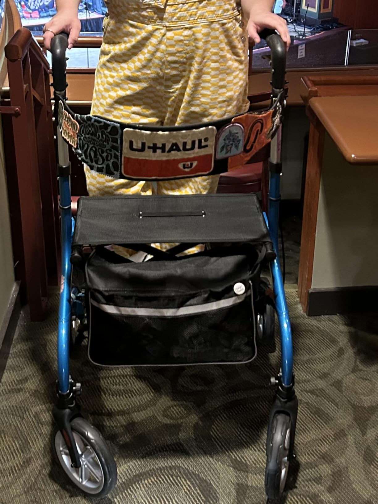PLANET WALK Super Lightweight Rollator Walker for Seniors, Foldable Rolling Walker with Seat and 8