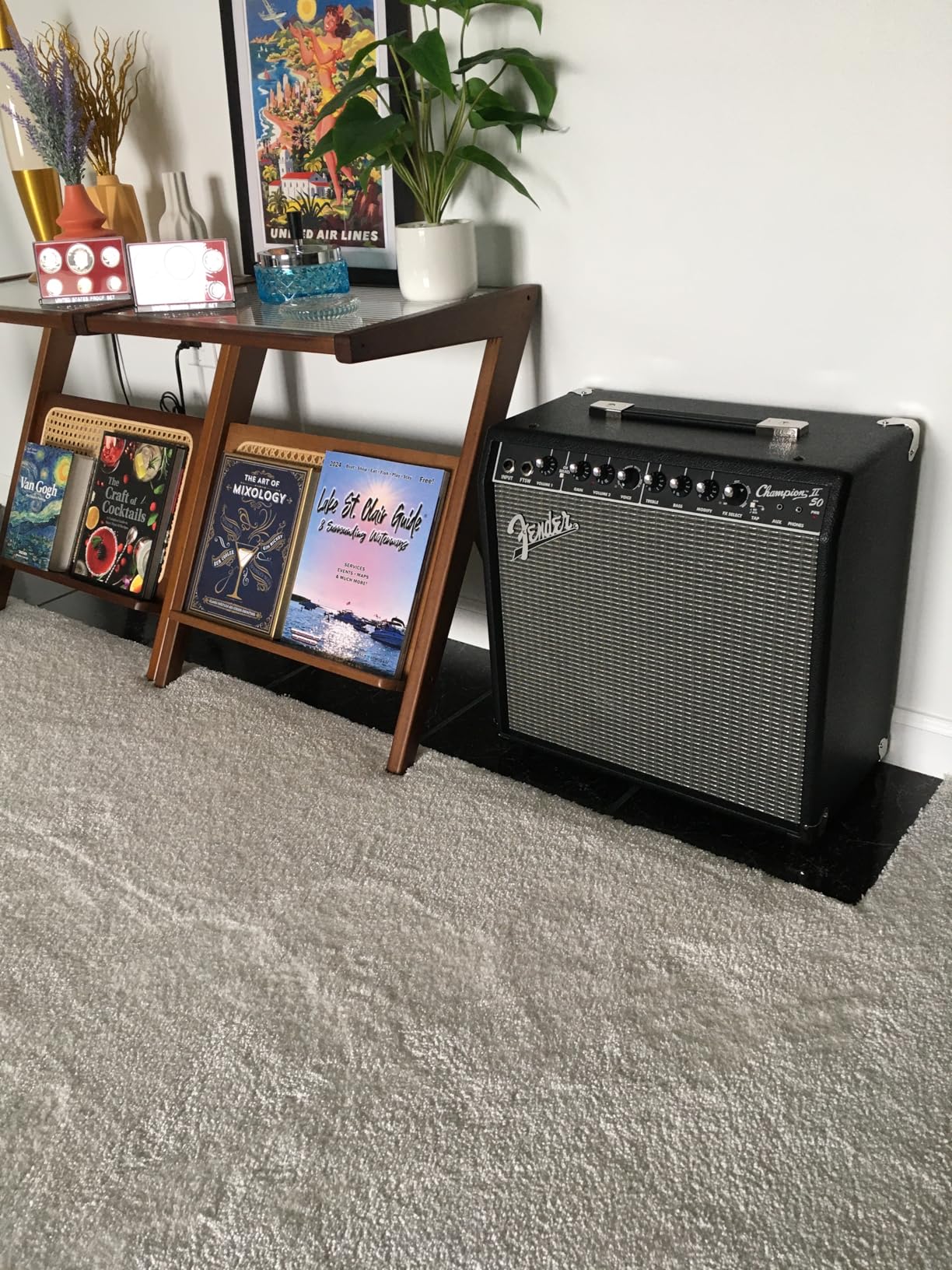Fender Champion II 50-Watt Electric Guitar Amplifier, 2-Channel Combo Amp with 12
