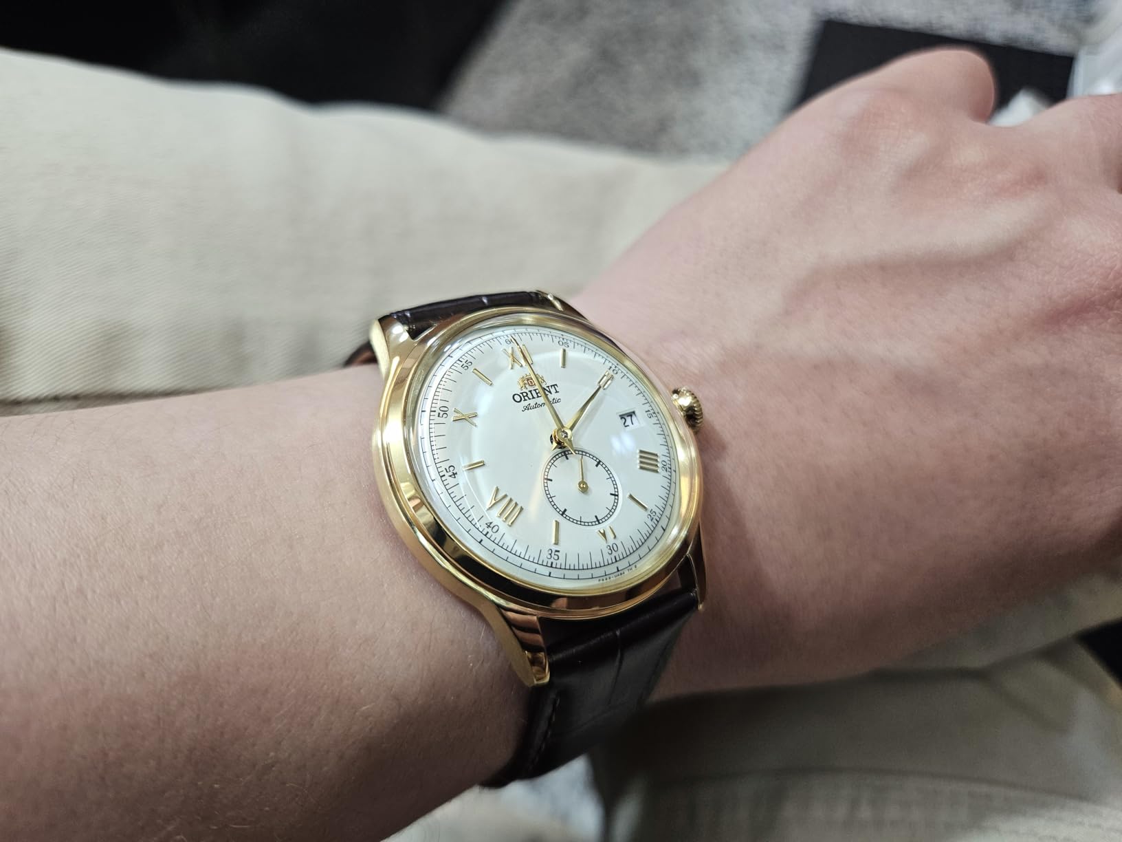 Orient Bambino Version 7 Small Seconds 38.4mm Automatic/Hand-Winding Dress Watch customer photo 1