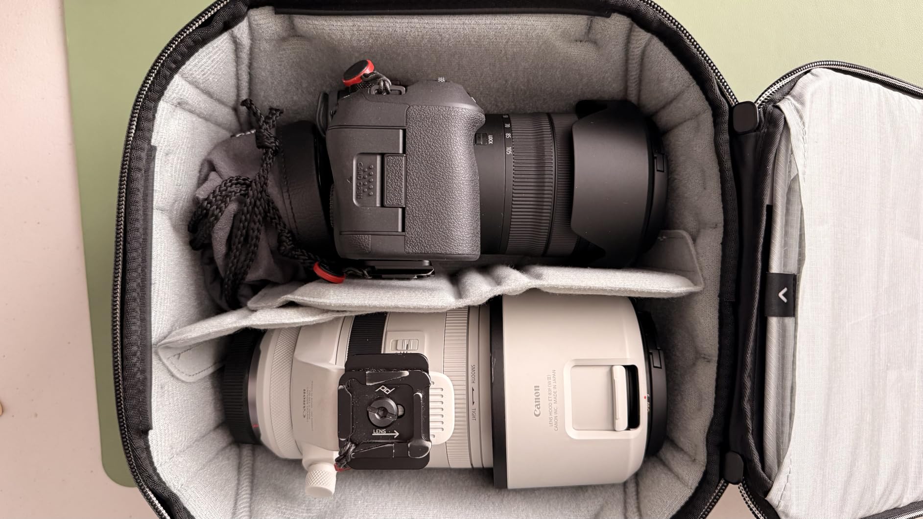 Peak Design Camera Cube V2, Smedium (Small/Medium), Custom Organization and Protection, Weatherproof Shell with Interior Padding, Camera Bag Insert Compatible Travel & Outdoor Bags customer photo 2
