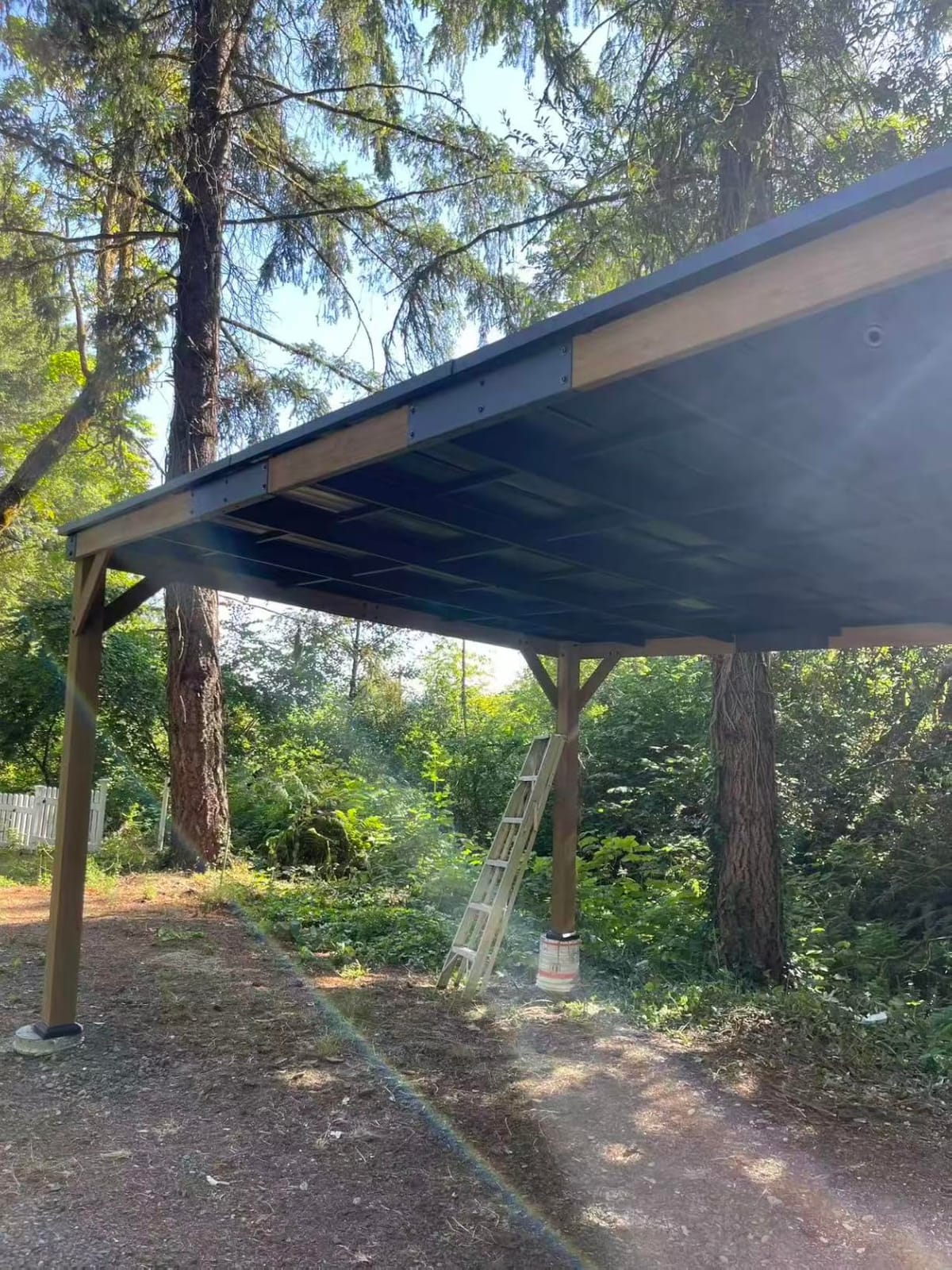 Modern Shade Wood Grill Gazebo 6x8 with USB Charging Power Strip & Shelves | Cedar Wood Gazebo with Galvanized Steel Roof and Paper Towel Holder, Bar Gazebo with Hooks, BBQ Gazebo for Outdoor Grill customer photo 2