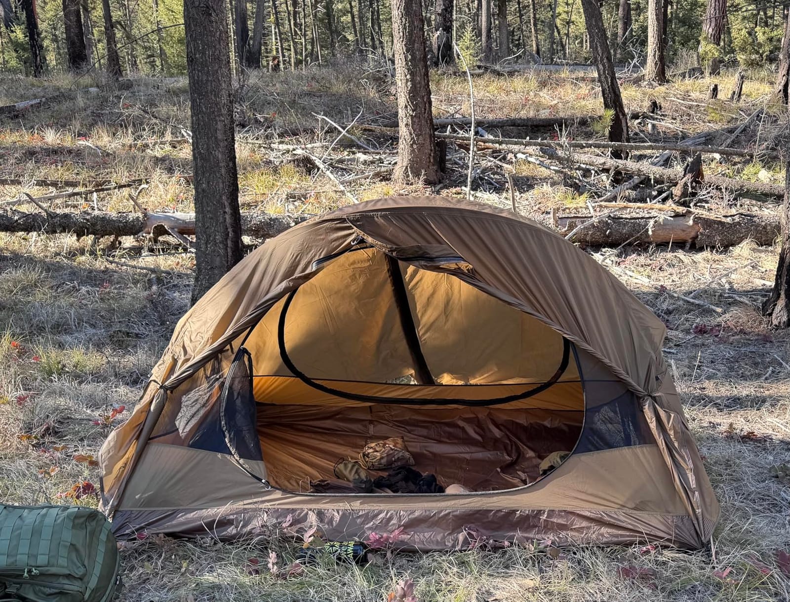 TOMOUNT Backpacking Tent Ultralight Nylon 1-2 Person Camping Tent | 3.3lbs-4.4lbs Lightweight Tent, Easy Setup Waterproof with Aluminum Poles for Hunting Hiking customer photo 2