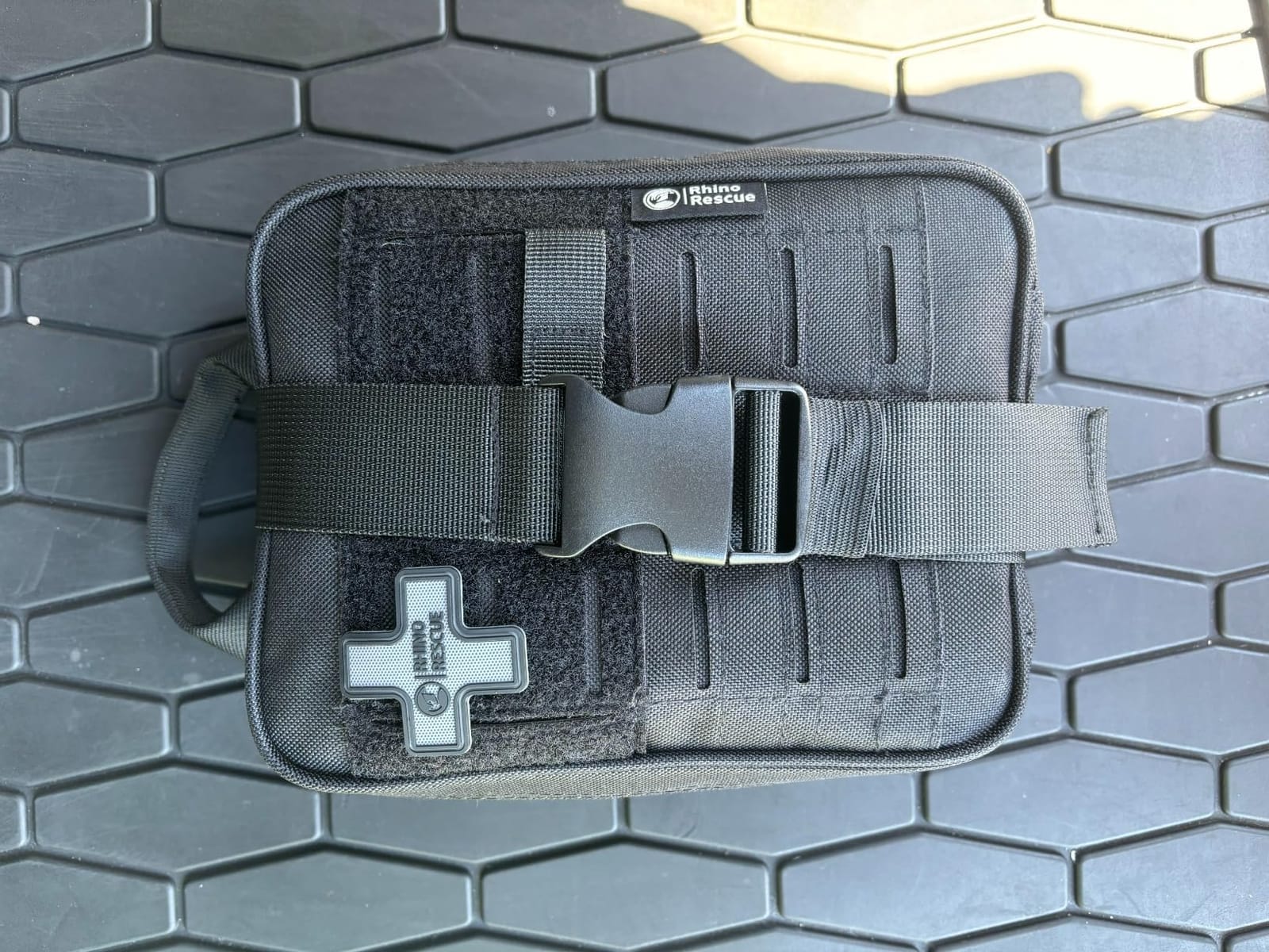 RHINO RESCUE Survival First Aid Kit for Hiking, Backpacking | Portable Size, IFAK Molle Pouch, Essential Outdoor Gear, 100+ First Aid Supplies, 20+ Survival Essentials, HSA/FSA Approved customer photo 2