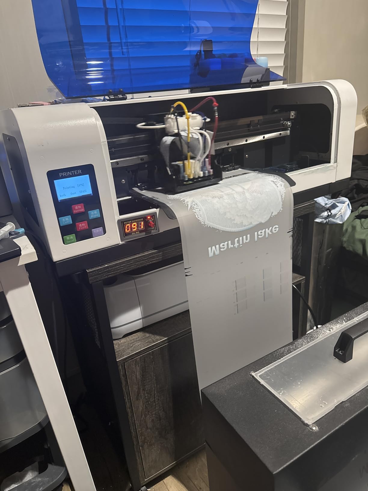 A3+ Plus XP600 DTF Printer with Shaking Dryer | 5x500ml Ink, Film & Powder Included, 2x speed than L1800 customer photo 2