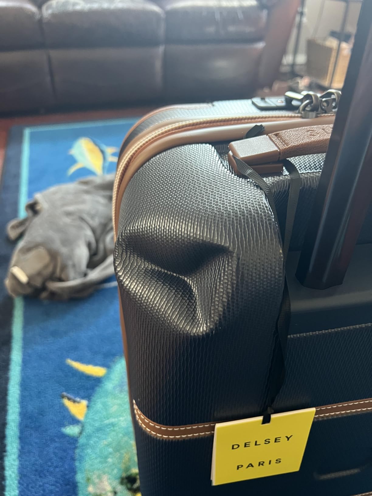 DELSEY PARIS Chatelet Air 2.0, 20 Inch Carry-On Plus Luggage, Navy Blue customer photo 2
