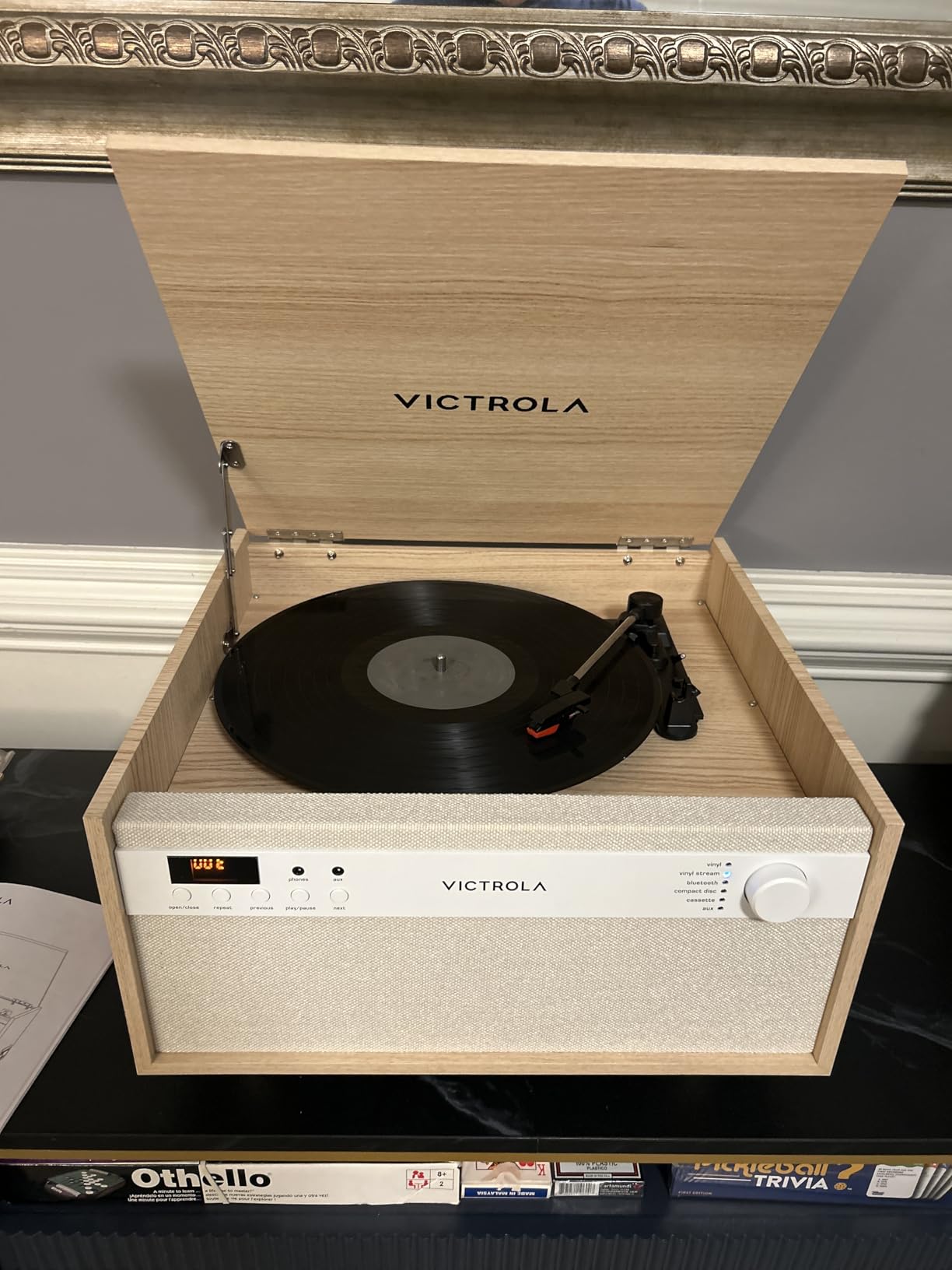 Victrola Century - 6-in-1 Bluetooth Record Player - Walnut customer photo 1