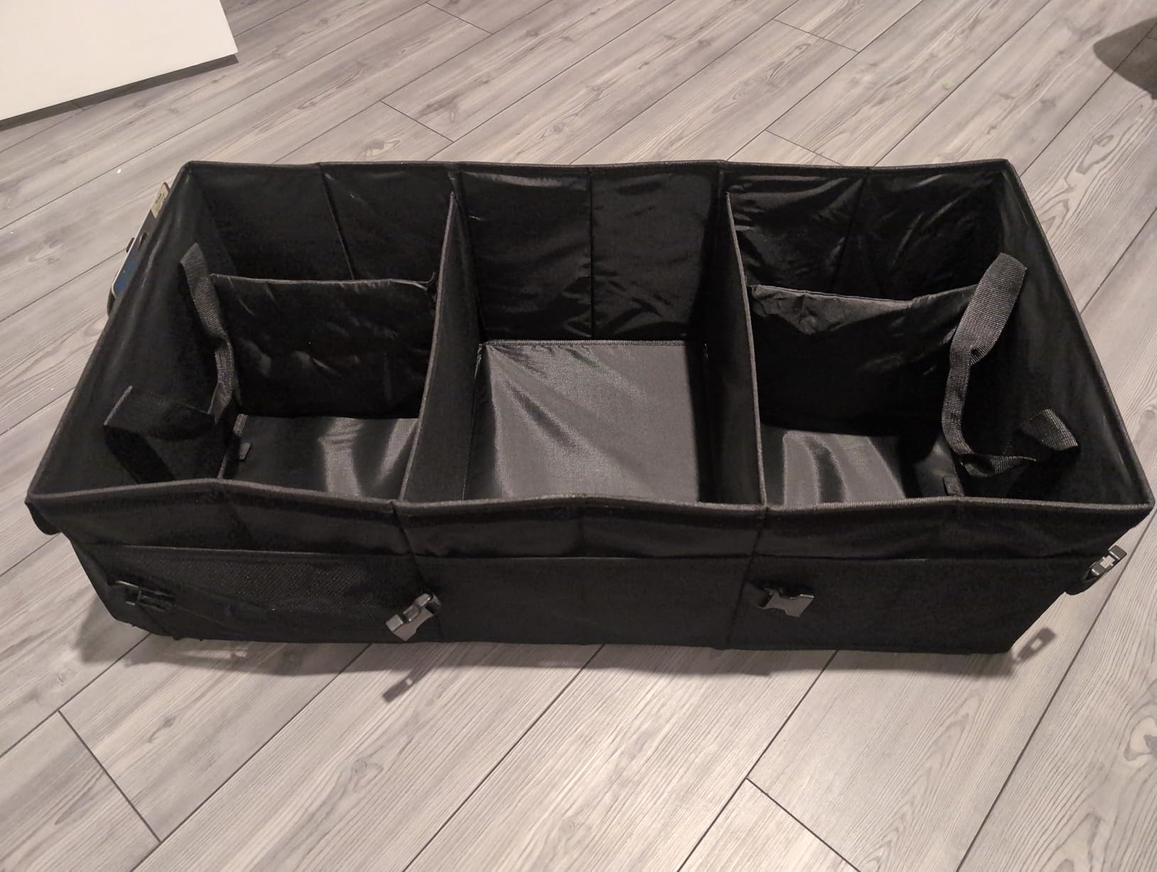MIKKUPPA Trunk Organizer with Lid - 95L Collapsible Car Organizer, Black | Reinforced Board Resists Deformation, Sturdy Car Storage for SUV Sedan Truck Van, with Adjustable Straps and Non-Slip Bottom customer photo 2