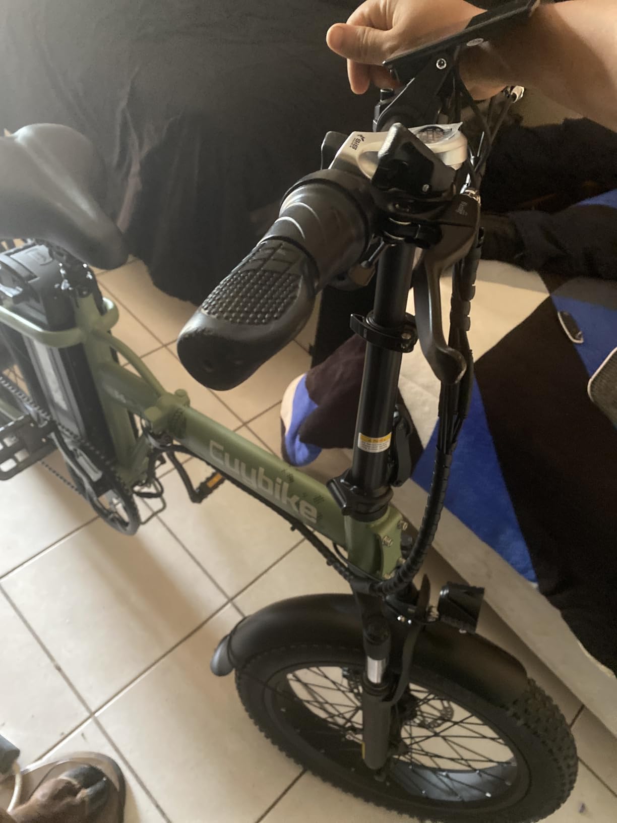 Foldable Electric Bike for Adults, 48V 20Ah Removable Battery, 80 Miles, 20