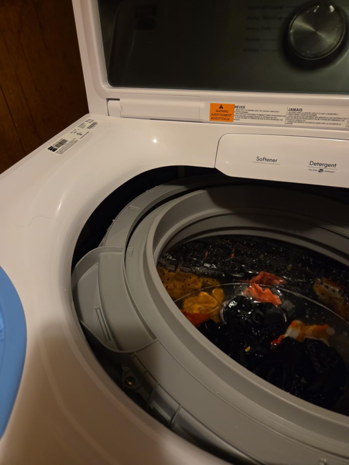 Kenmore 4.5 cu. ft. Top Load Washer with Triple Action Impeller - White customer photo 1