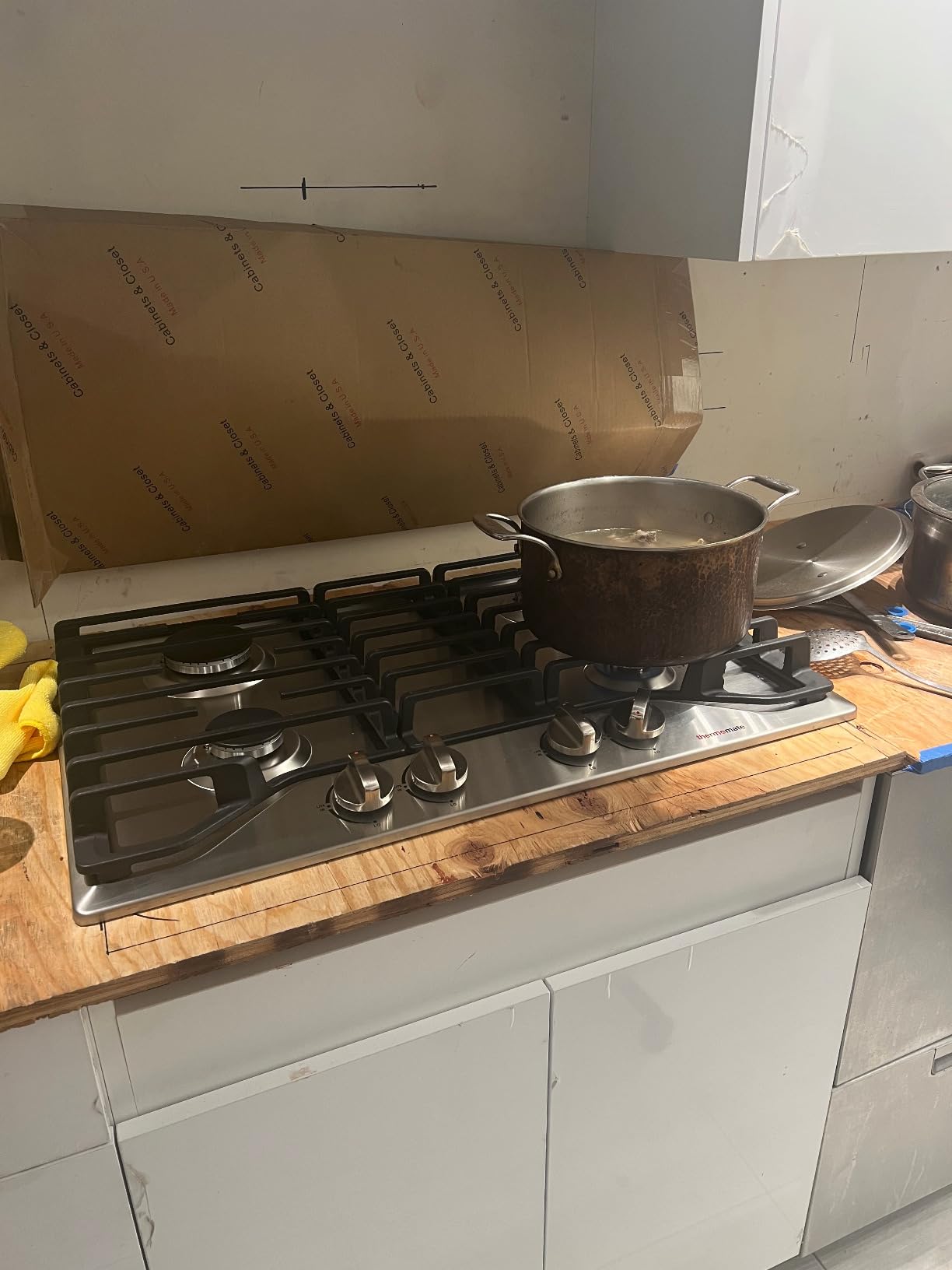 ThermoMate Heavy 30 Inch Gas Cooktop with 5 Italy Sabaf Power Burners, Built In Stove Top of 304 Stainless Steel, NG/LPG Convertible, Thermocouple Protection CSA Certified customer photo 2