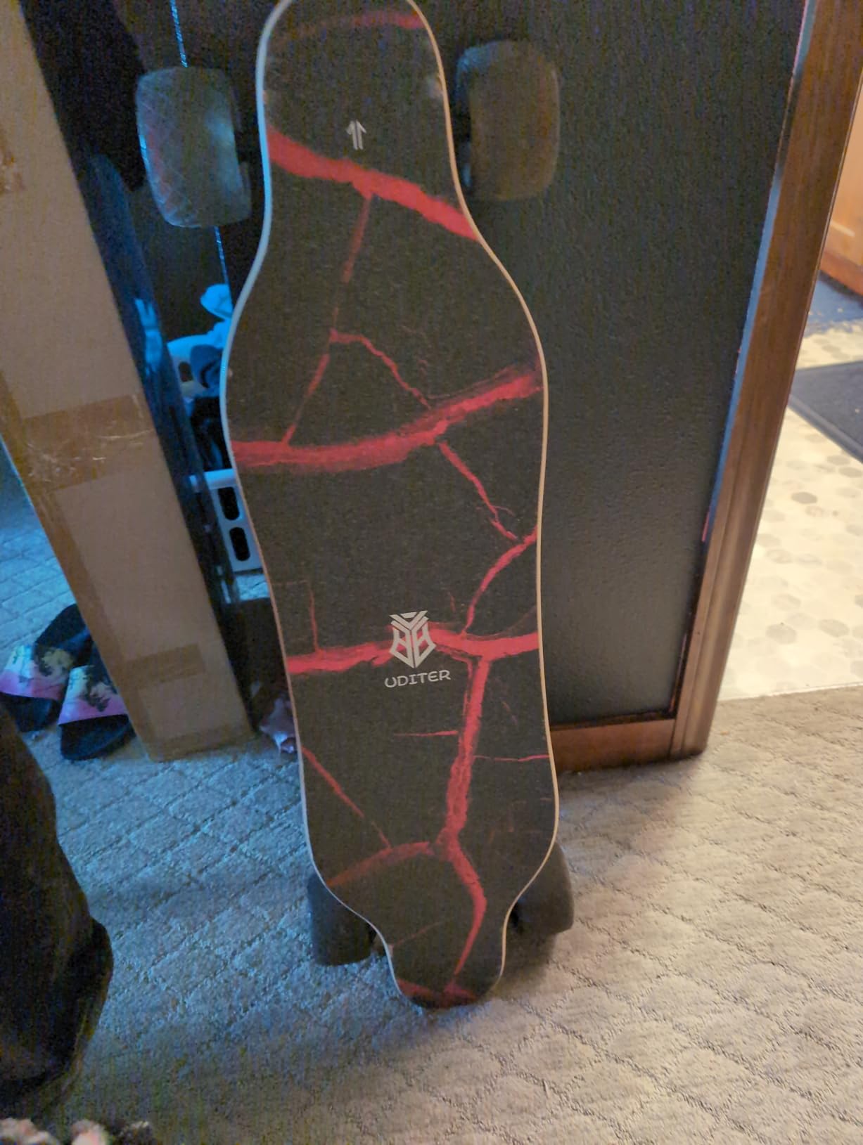 Electric Skateboard with Remote, Dual 600W Motors, Swappable Battery, Up to 28 MPH, 12-25 Miles Range, 4 Speed Modes, Electric Longboard for Adults & Beginners (S3/S3 Mini) customer photo 1