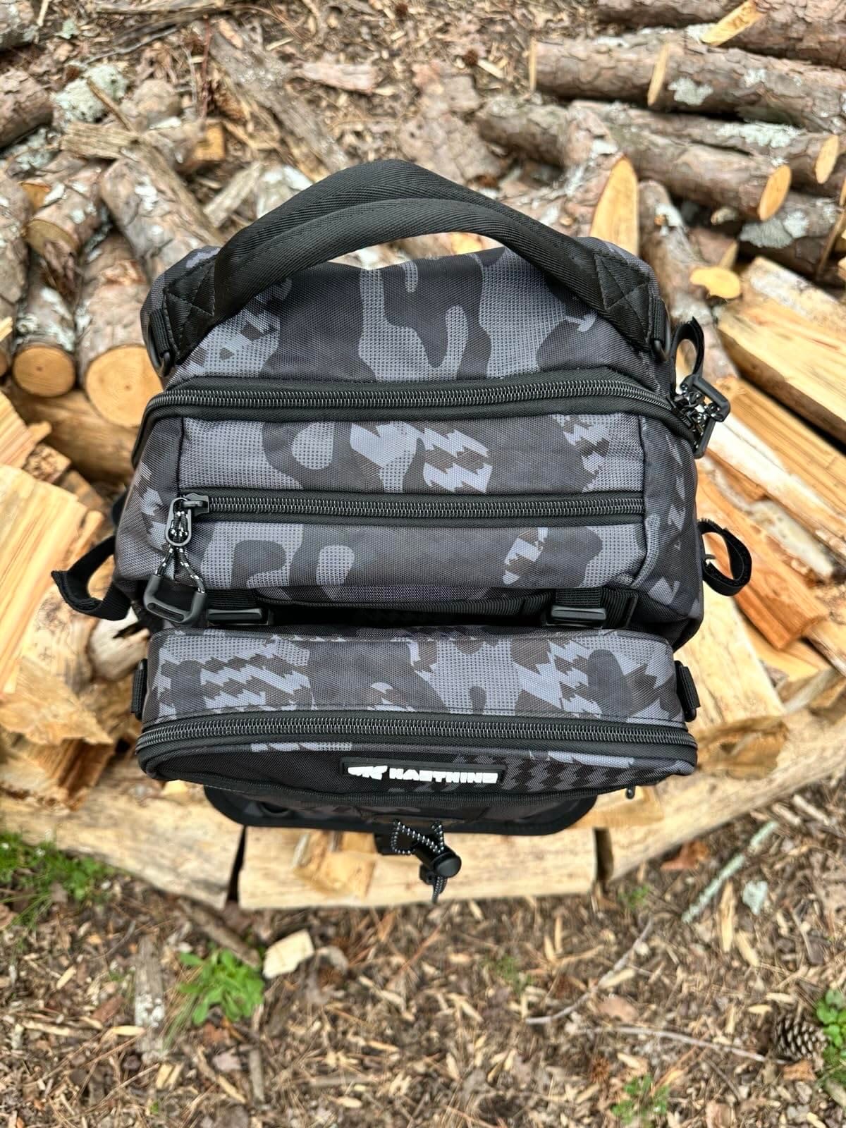 KastKing BaitSpace Fishing Tackle Backpack with Removable Bait Binder, 2 Rod Holders Storage Fishing Gear and Equipment | 50L Capacity Tackle Backpack, Water-Resistant Fishing Bag Storge Fishing Gear, Gift for Men customer photo 2