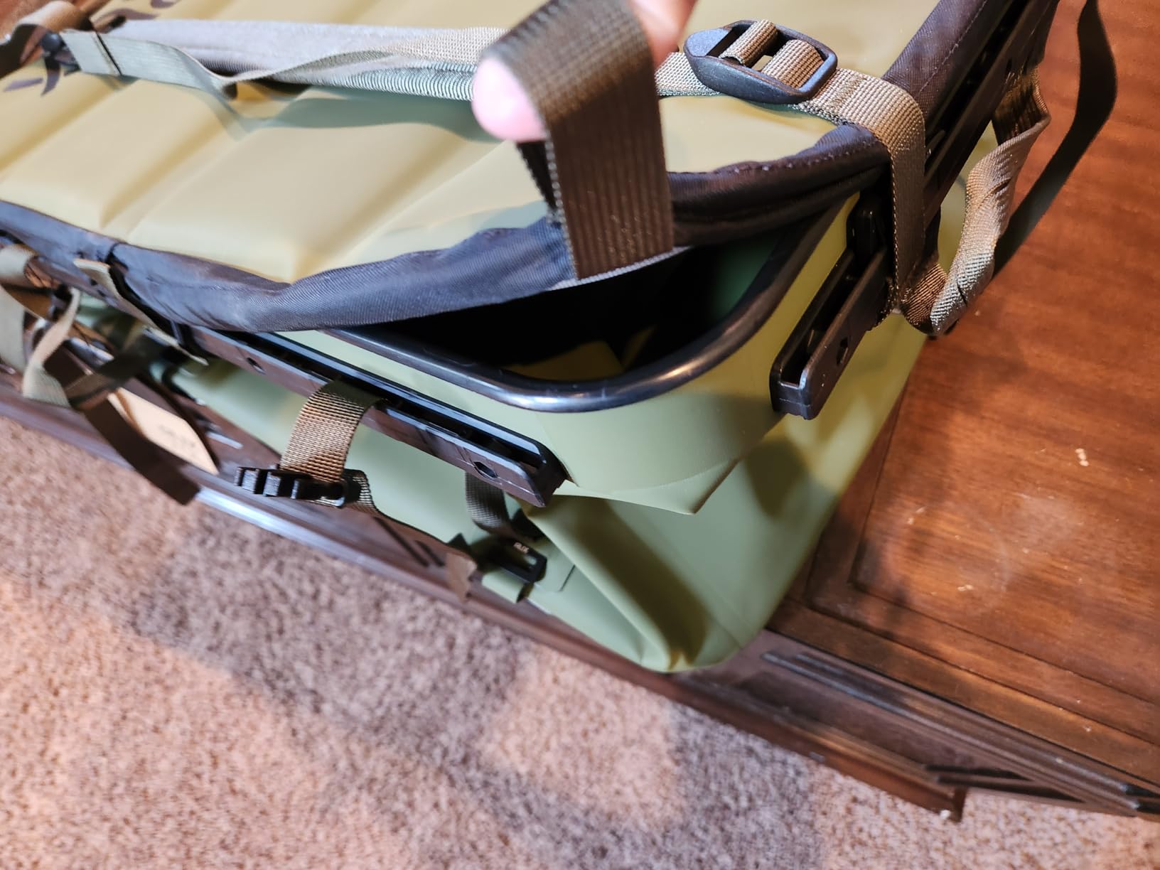 RUX 70L Collapsible Gear Box (Green) - Modular Adventure Storage Solution For Camping Storage, Overlanding, Off-road And Van Life - Weatherproof, Durable and Multifunctional customer photo 1