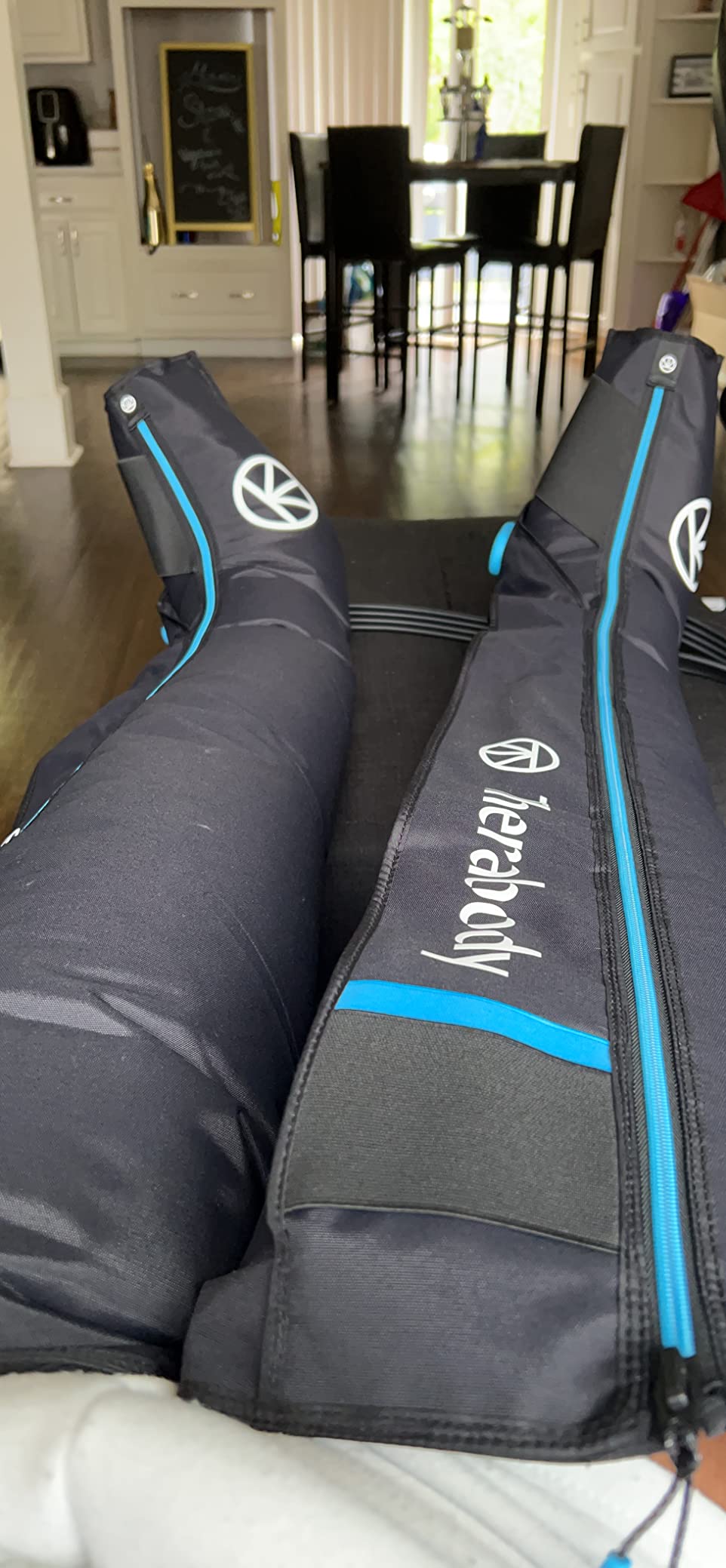 Therabody JetBoots PRO Plus - Wireless Compression Boots with Vibration & Light Therapy - Muscle Recovery, Pneumatic Leg Compression Sleeve to Recover Faster, Relieve Muscle & Joint Pain (Regular) customer photo 2