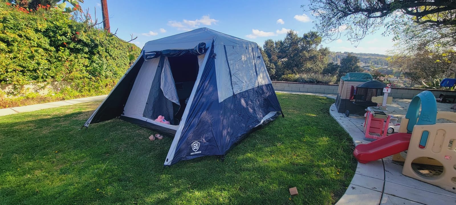 EVER ADVANCED Blackout 6 Person Camping Tent, Instant Cabin Tent for Family with Vestibule and Large Mesh Windows, 60s Easy Setup, Double Layer, Water-Resistant customer photo 2