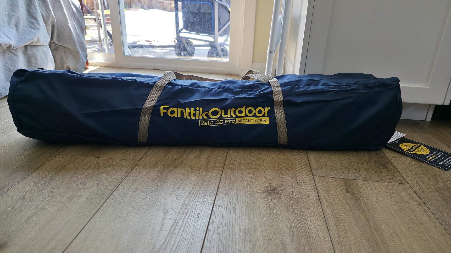 FanttikOutdoor Camping Tent 4/6/8/10 Person Instant Cabin Tent Setup in 60 Seconds with Rainfly & Windproof Portable with Carry Bag for Family Camping & Hiking, Upgraded Ventilation, Navy Blue customer photo 1