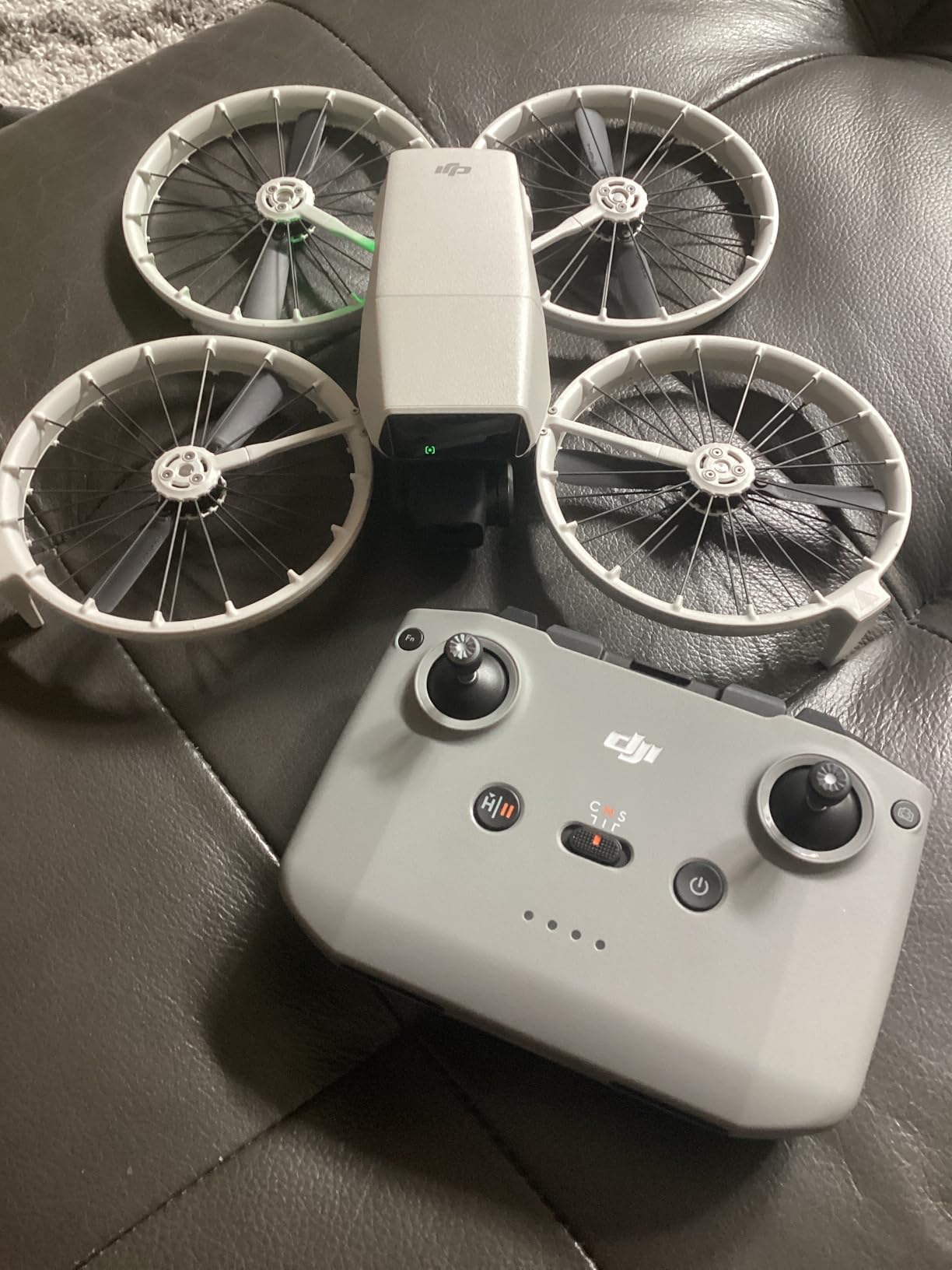 DJI Flip (RC-N3), Drone With 4K UHD Camera for Adults, Under 249 g, 3-Axis Gimbal Stabilization, 44000ft/13km Video Transmission, Palm Takeoff, Auto Return, Intelligent, 31-Min Flight Time customer photo 2