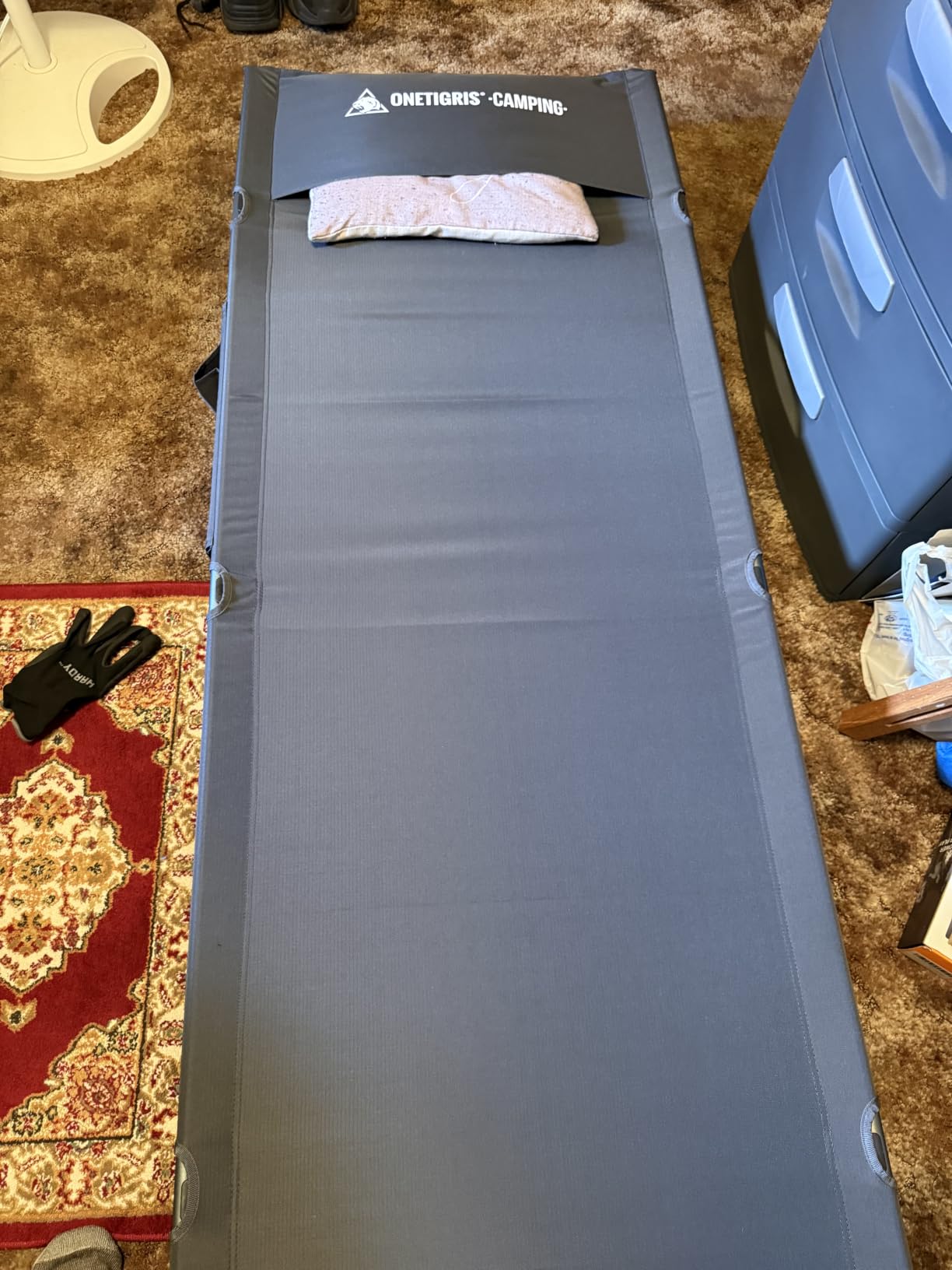 ONETIGRIS SUPRAGRIS Camping Cot, Support Up to 400lbs, Lightweight Comfortable Folding Bed for Camping, Hiking, Backpacking, Travel customer photo 1