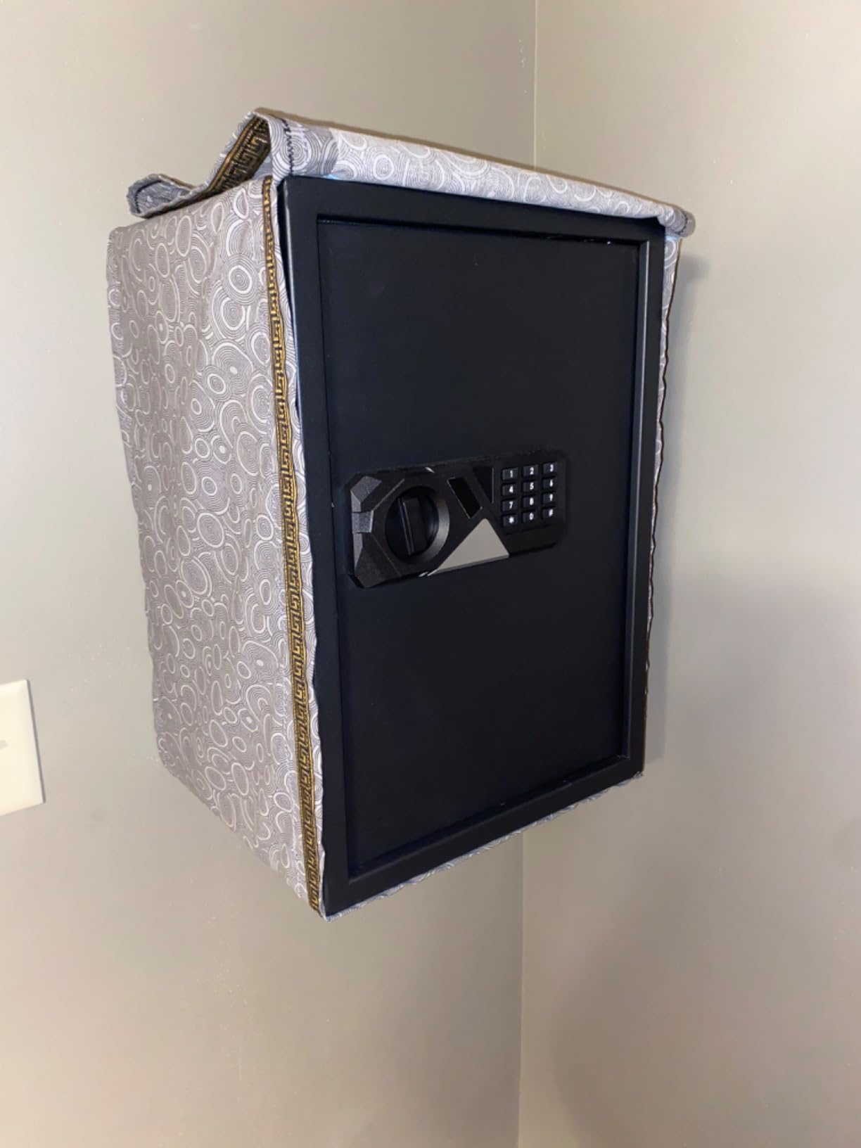 1.2 Cub Small Fireproof Safes for Home, Digital Home Safe Fireproof Waterproof with Programmable Keypad, Spare Keys and Removable Shelf, Fire Safe Box for Document Money Valuables customer photo 2