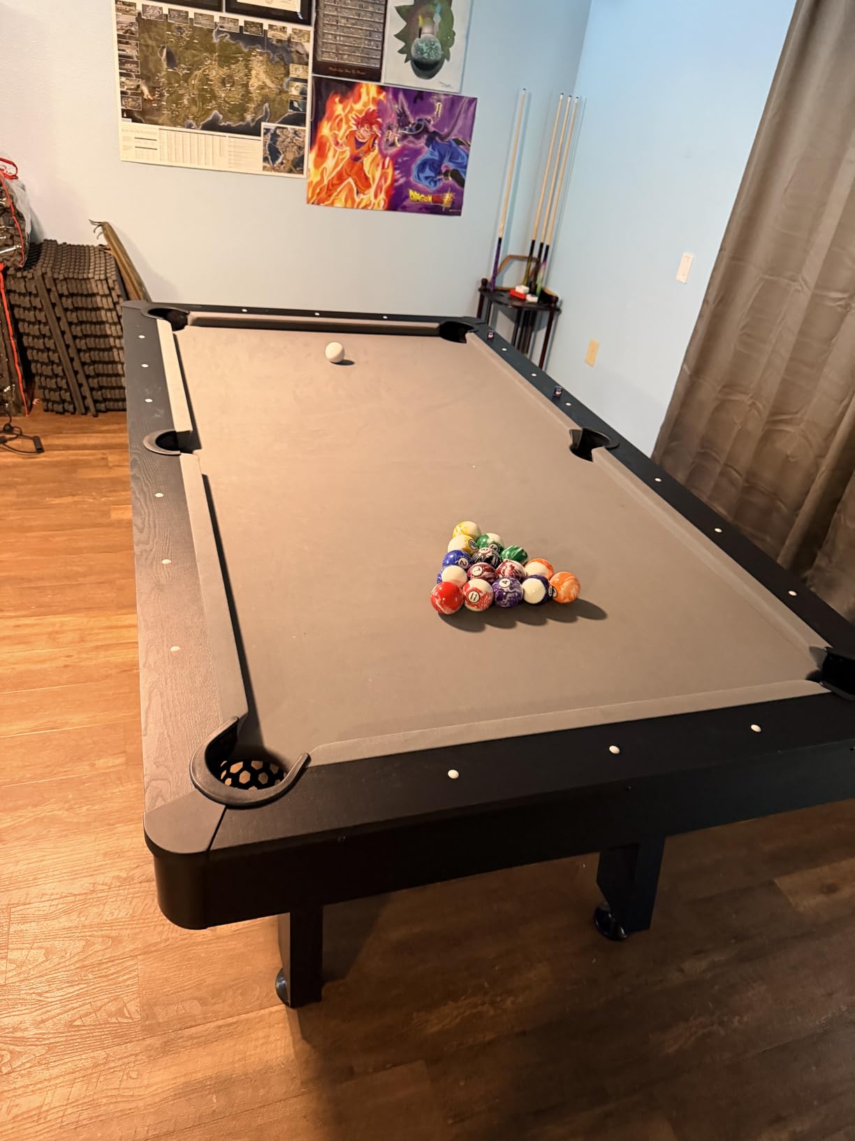 GoSports 7 ft Pool Table with Wood Finish - Billiards Game Room Table for Adults & Family customer photo 2