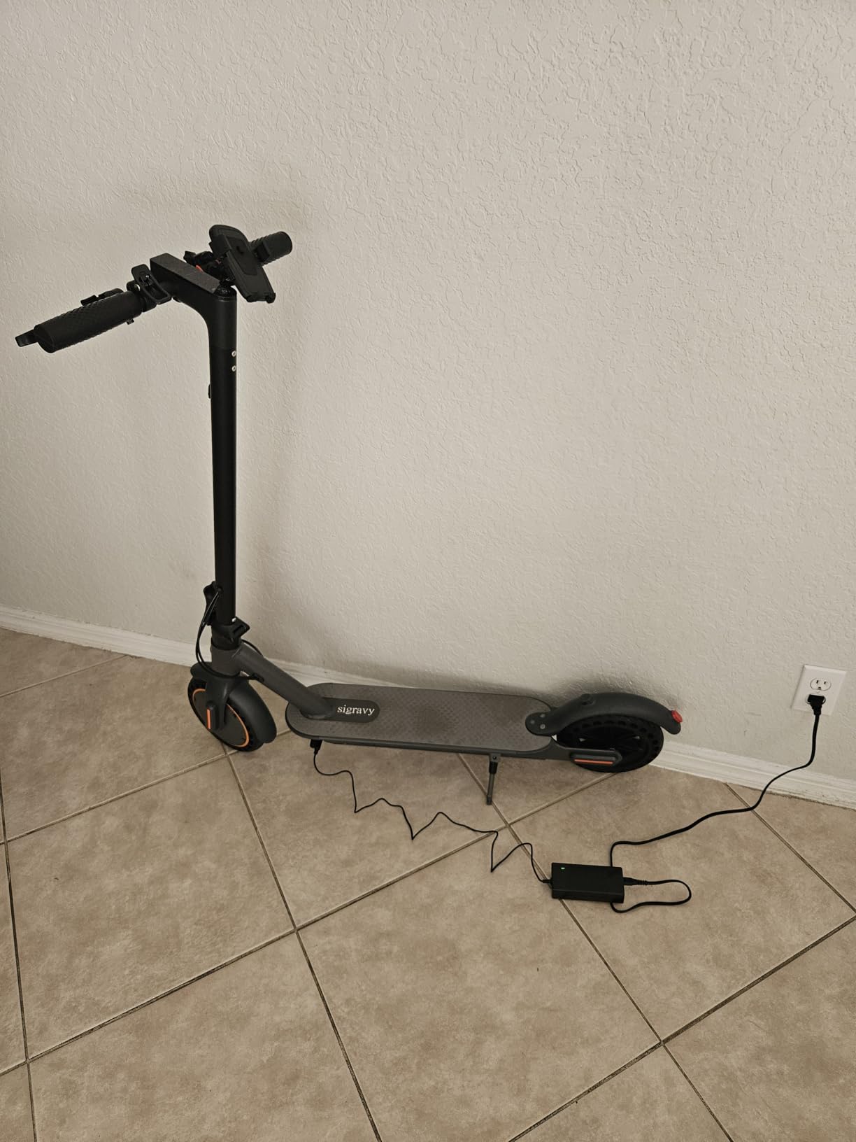 Sigravy Electric Scooter with Seat, 350W Folding Scooter for Adults & Teens | 5.2Ah / 7.8Ah battery option, 8.5