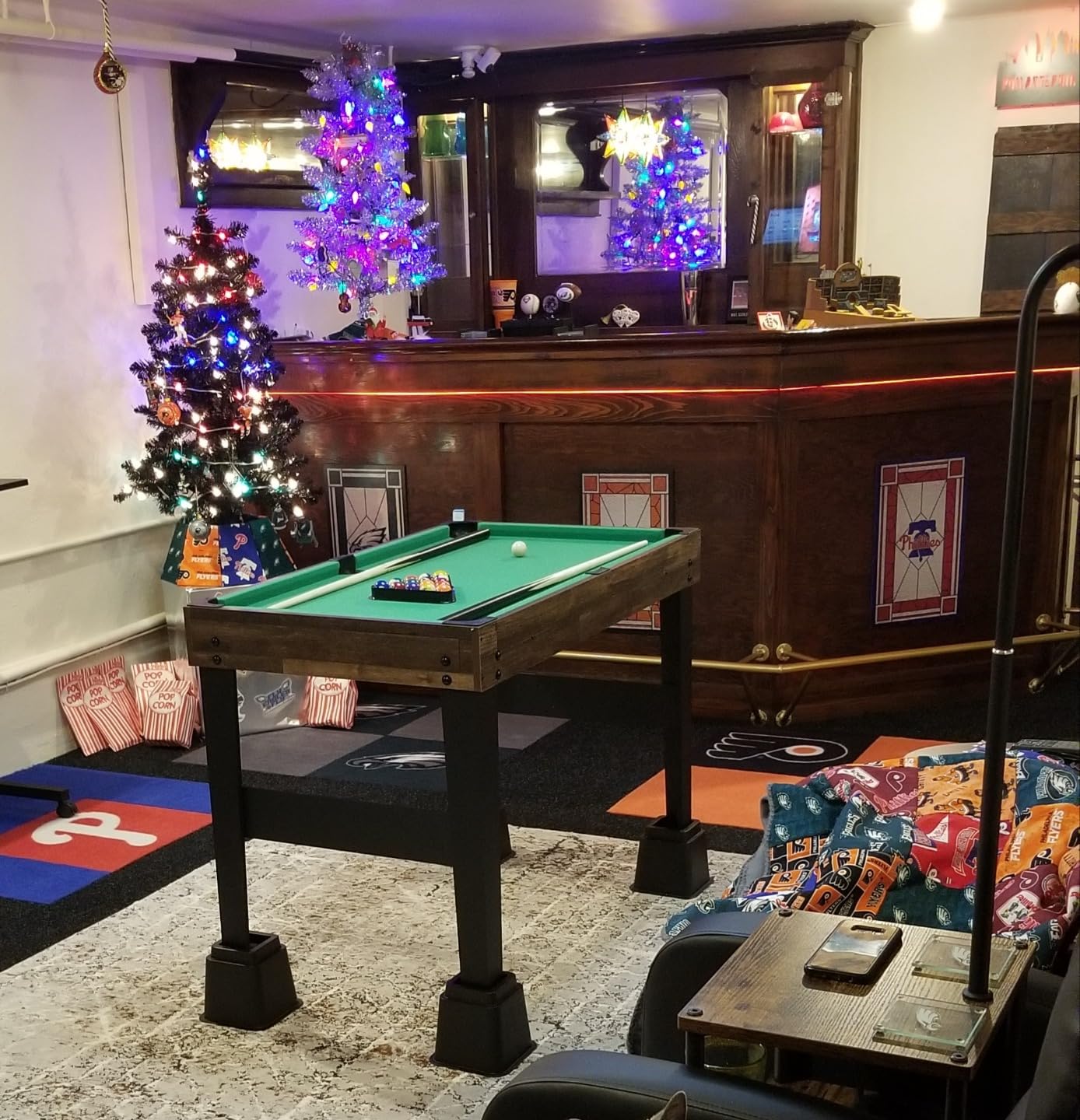 Best Choice Products 2x4ft Combo Game Table Set for Home, Game Room, Friends & Family w/Hockey, Foosball, Pool, Shuffleboard, Ping Pong, Chess, Checkers, Bowling, and Backgammon customer photo 2