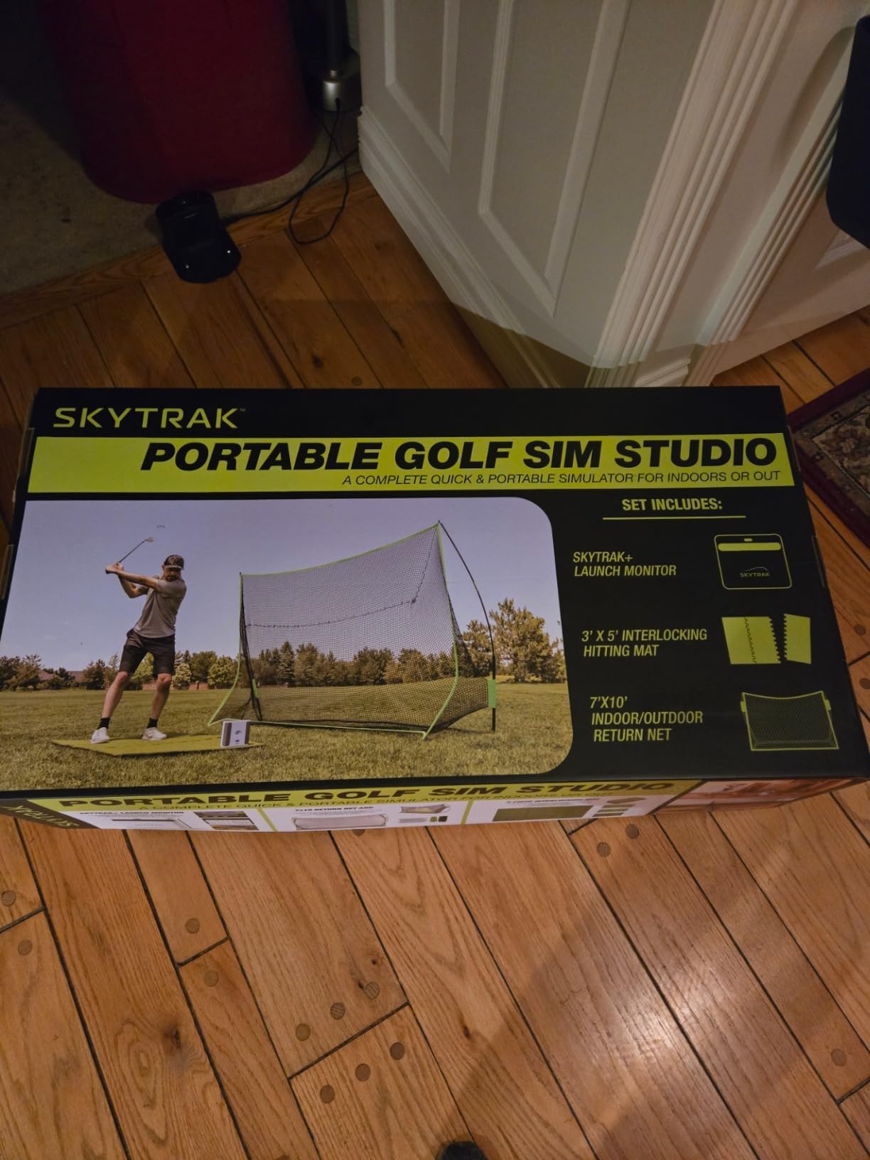 SkyTrak+ Portable Golf Sim Studio customer photo 1
